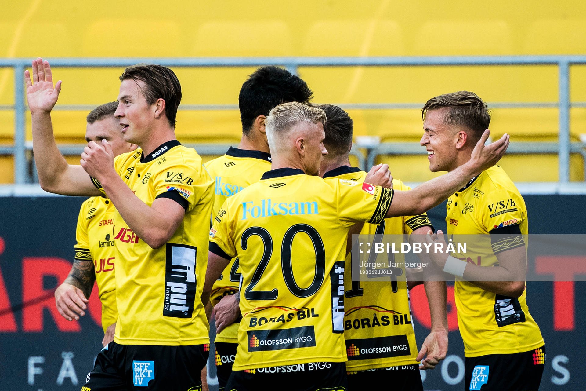 Elfsborgs spelare jublar