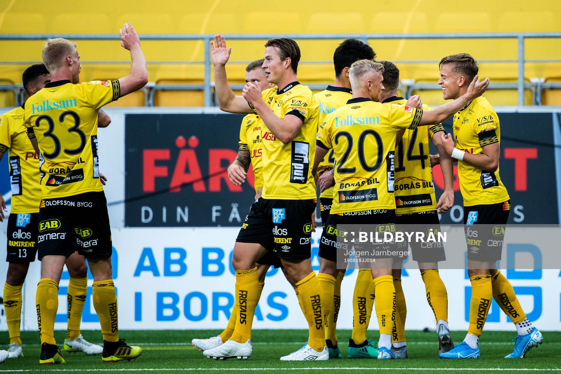 Elfsborgs spelare jublar