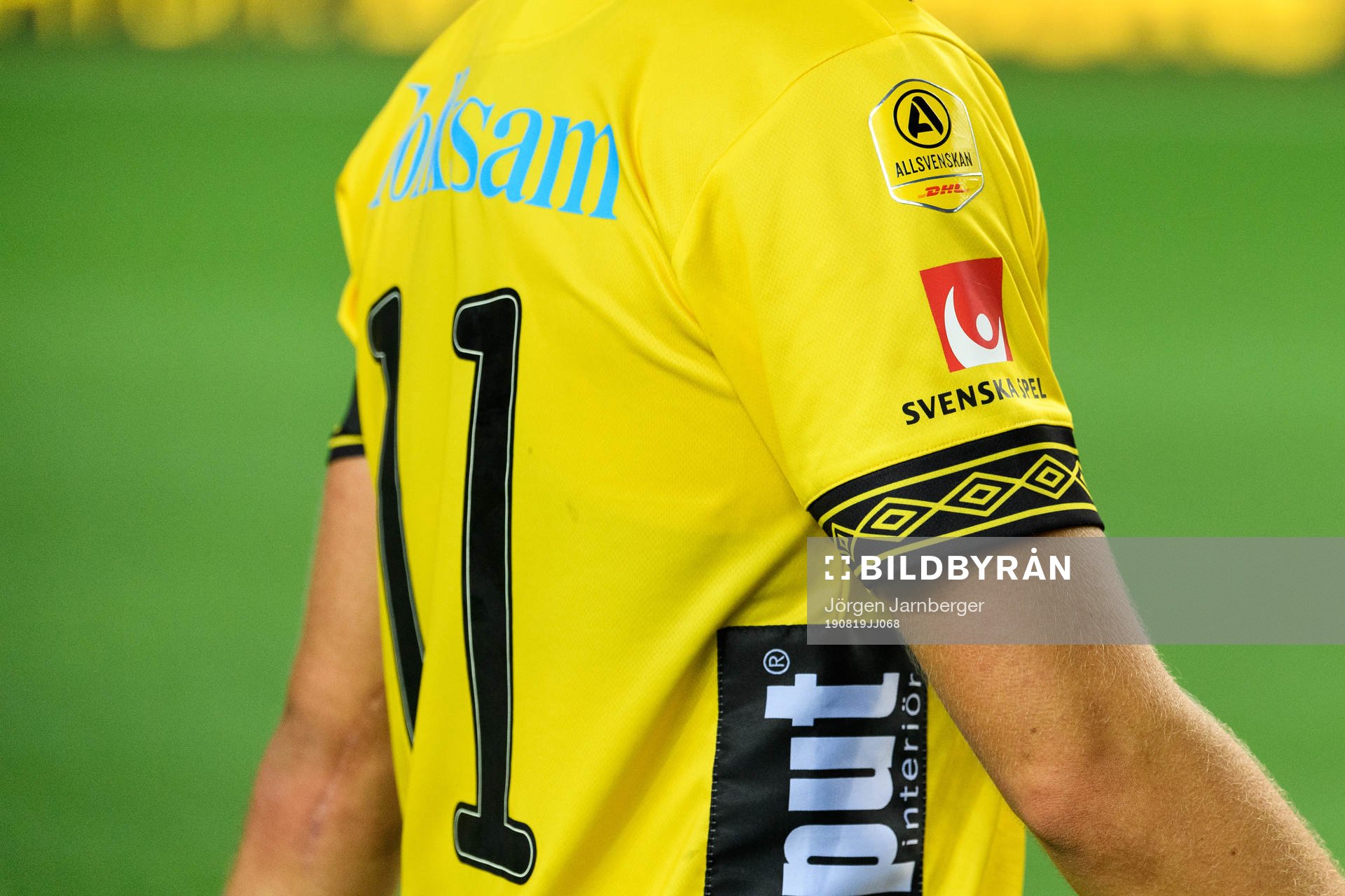 Svenska spel logga på Elfsborgs matchtröja
