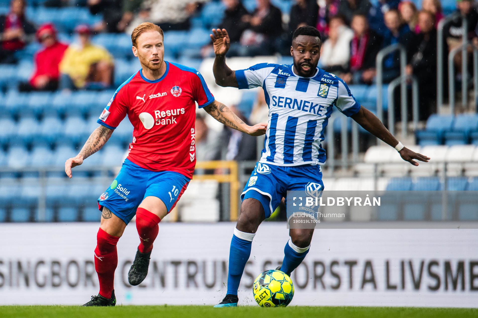 Helsingborgs Alexander Farnerud och IFK Göteborgs Giorgi