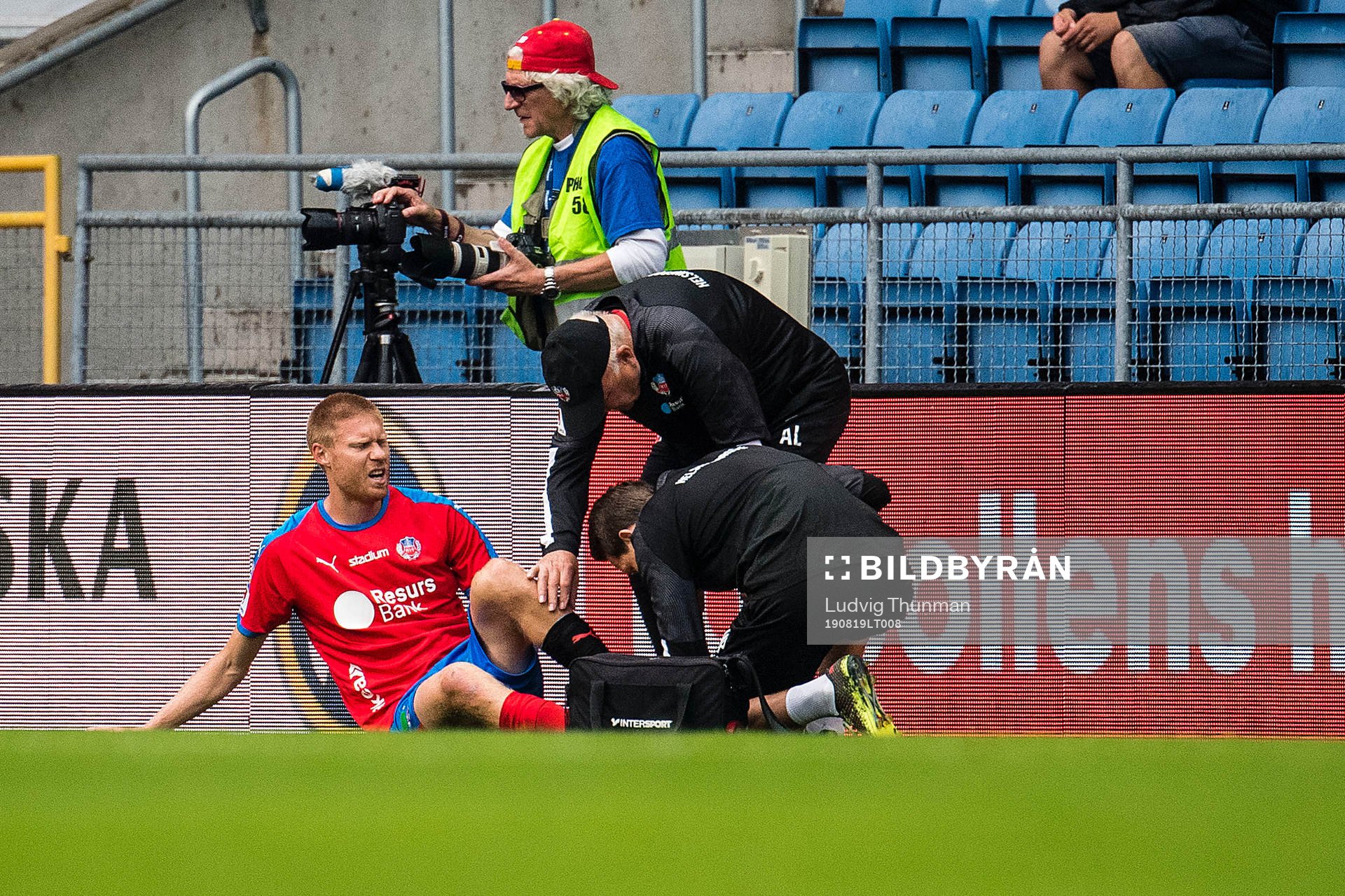 Helsingborgs Markus Holgersson får behandling