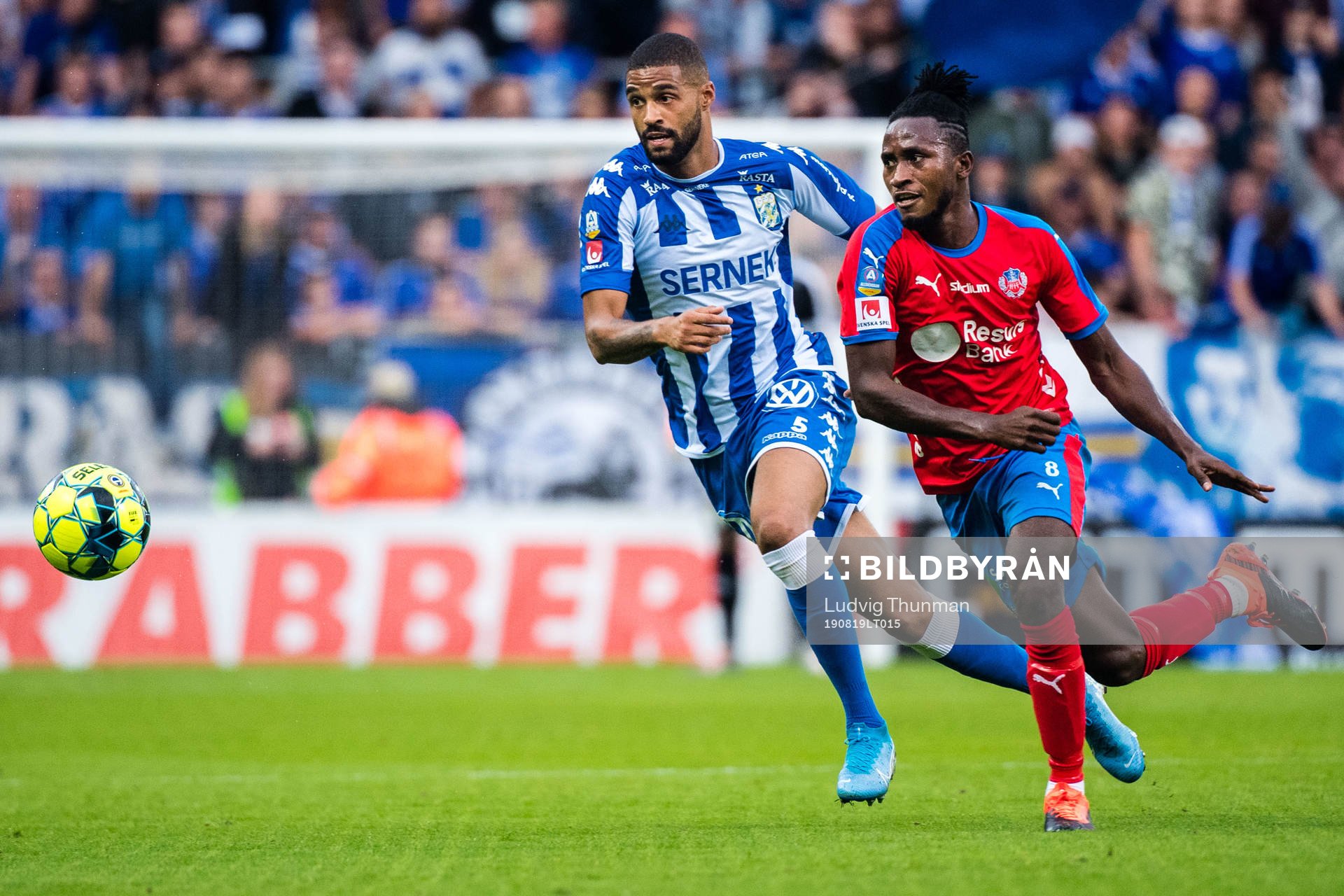 IFK Göteborgs Kristopher Da Graca och Helsingborgs Mamudu