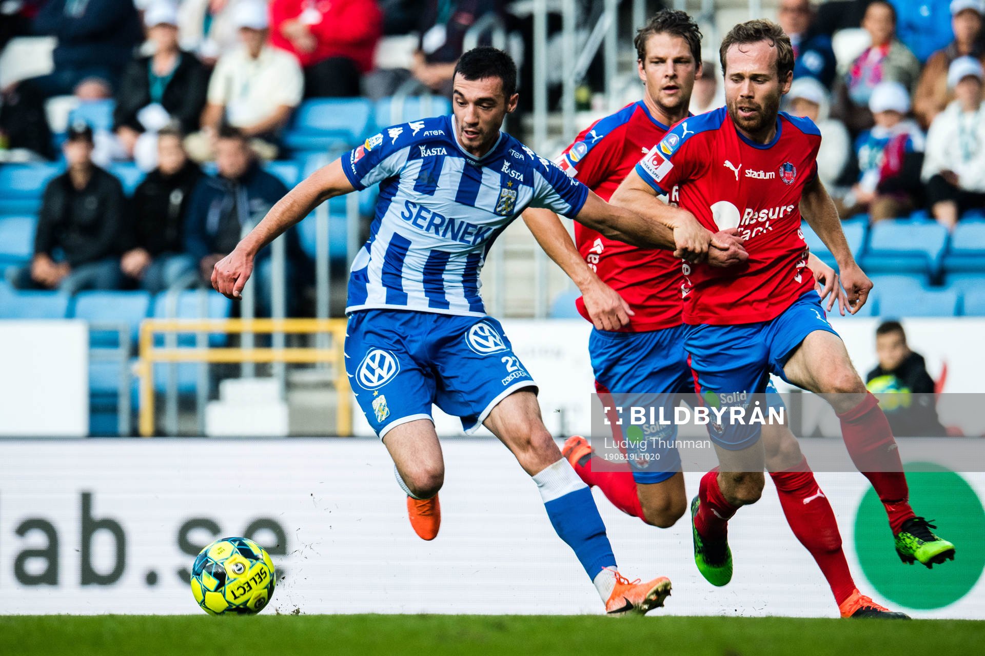IFK Göteborgs Giorgi Kharaishvili och Helsingborgs Anders