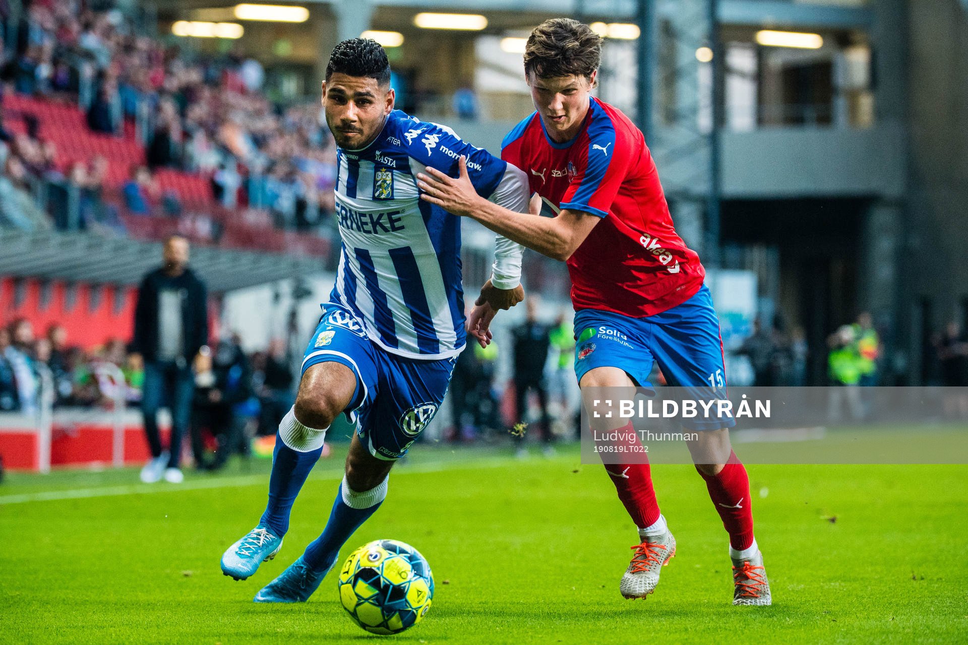 IFK Göteborgs Hosam Aiesh och Helsingborgs Max Svensson