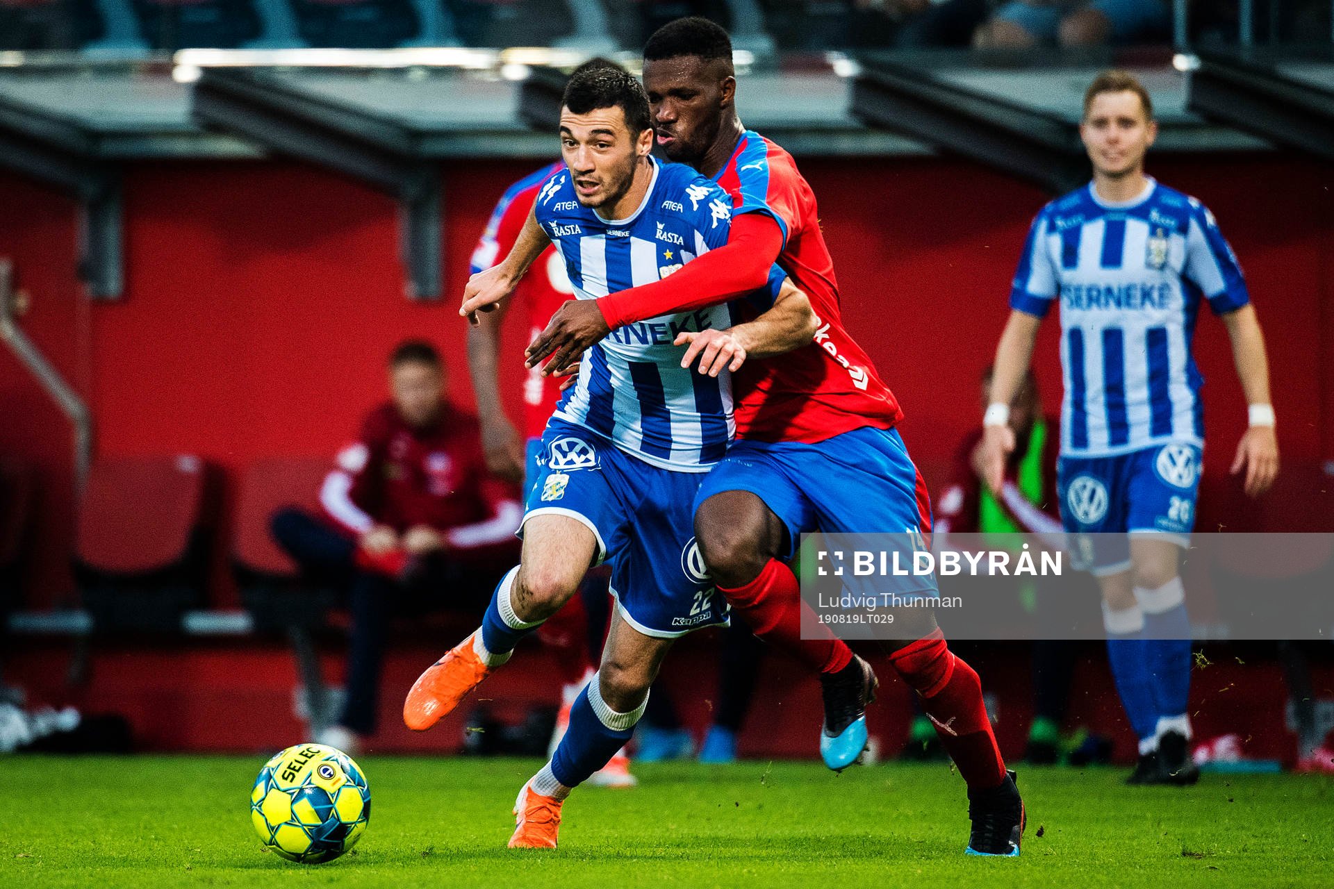 IFK Göteborgs Giorgi Kharaishvili och Helsingborgs