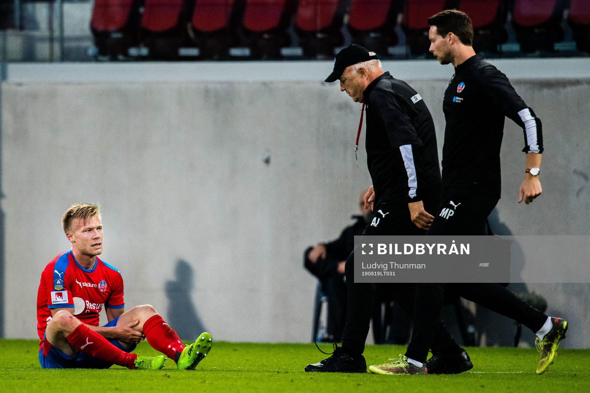 Helsingborgs Andreas Landgren får behandling