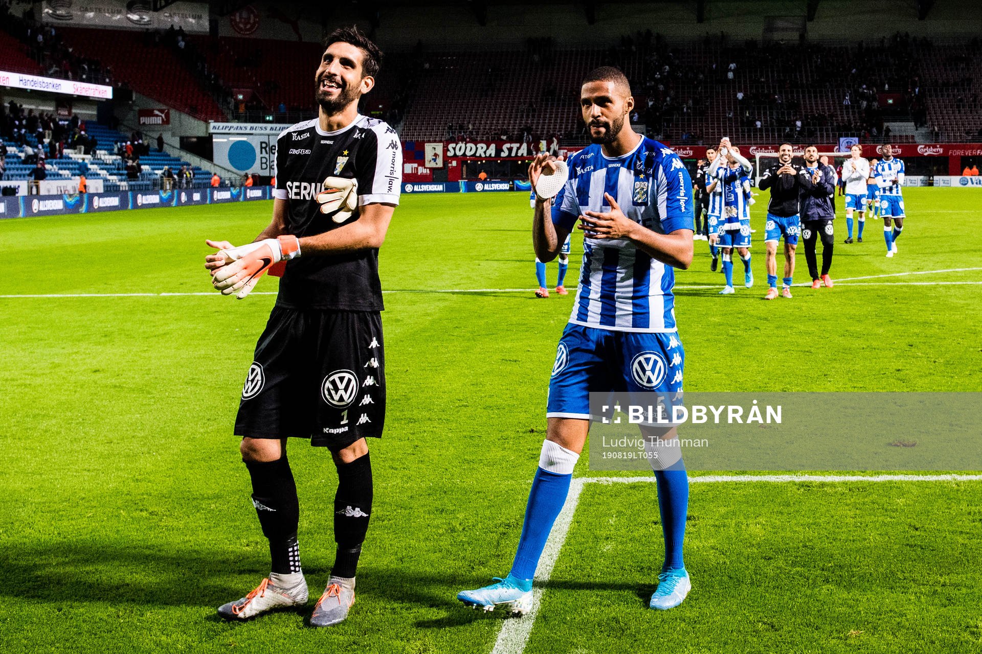 IFK Göteborgs målvakt Ioannis Anestis och Kristopher Da