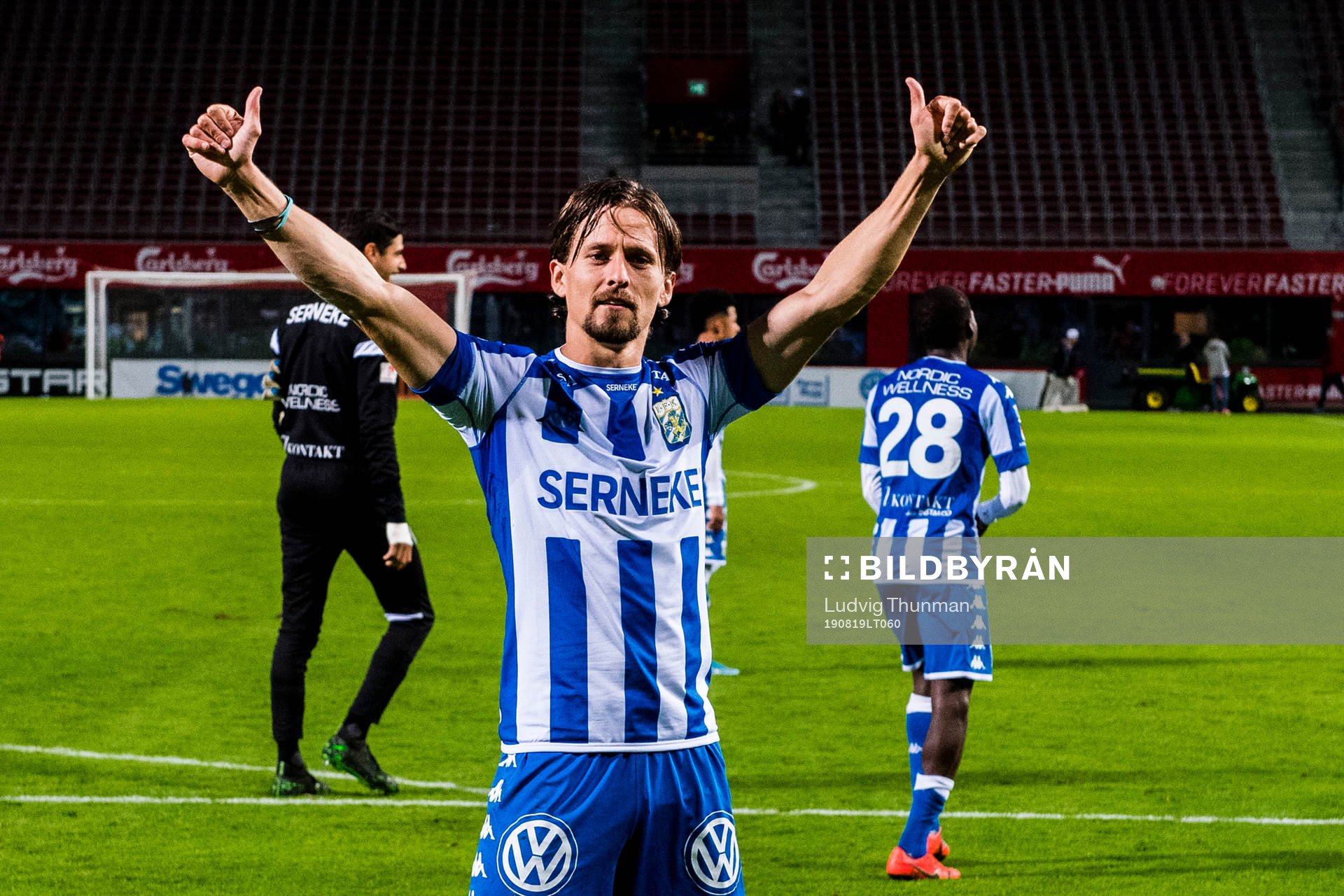 IFK Göteborgs Lasse Vibe jublar