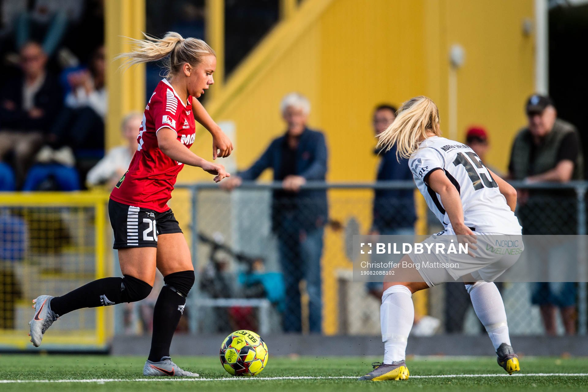 Limhamn Bunkeflos Jennie Egeriis och Kungsbackas Linnea
