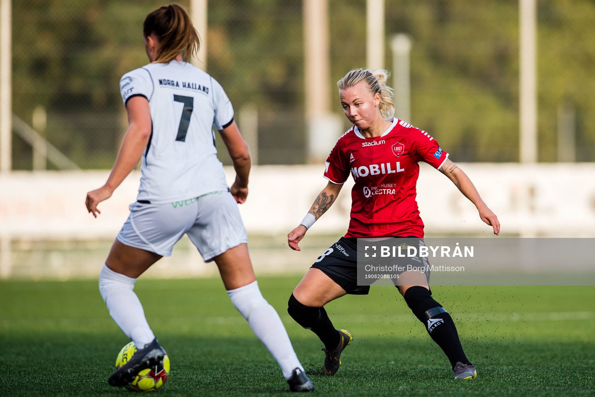 Kungsbackas Ida Pettersson och Limhamn Bunkeflos Natalie