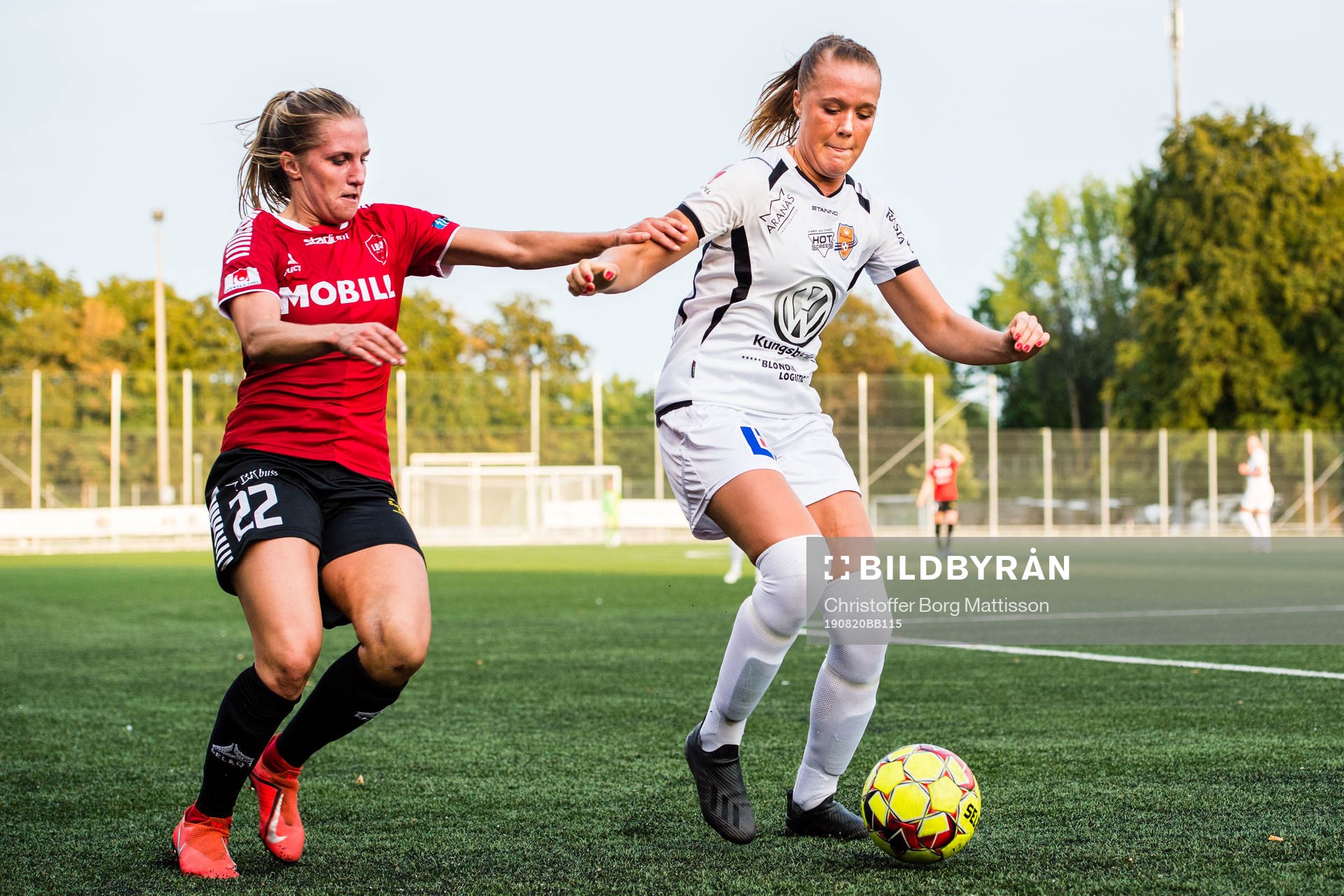 Limhamn Bunkeflos Hanna Persson och Kungsbackas Ida
