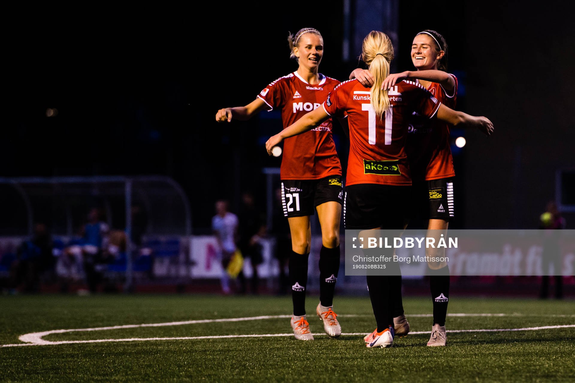 Limhamn Bunkeflos spelare jublar