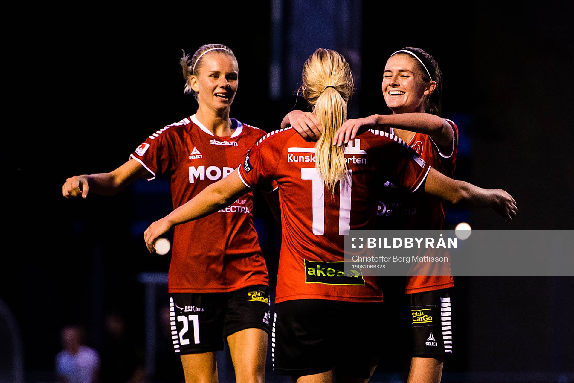 Limhamn Bunkeflos spelare jublar