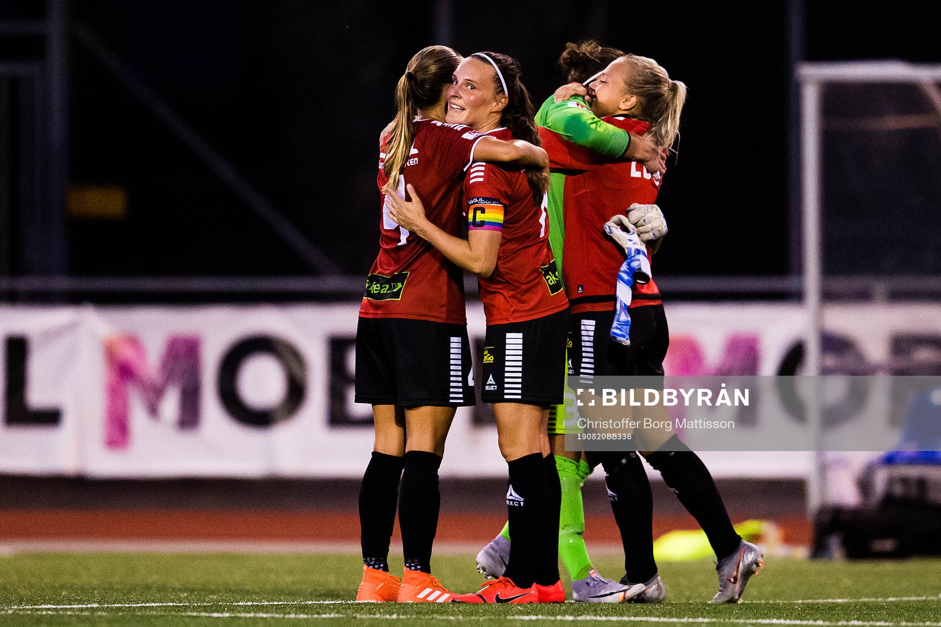 Limhamn Bunkeflos spelare jublar