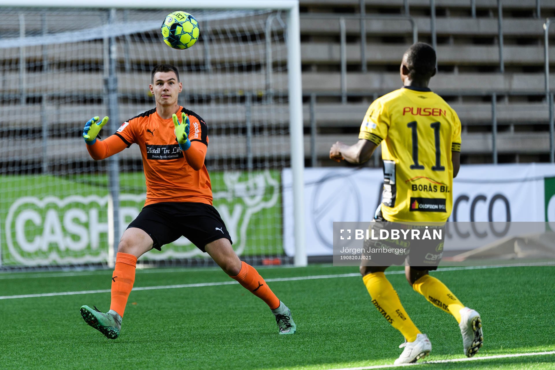 Värnamos målvakt Morgan Hellman