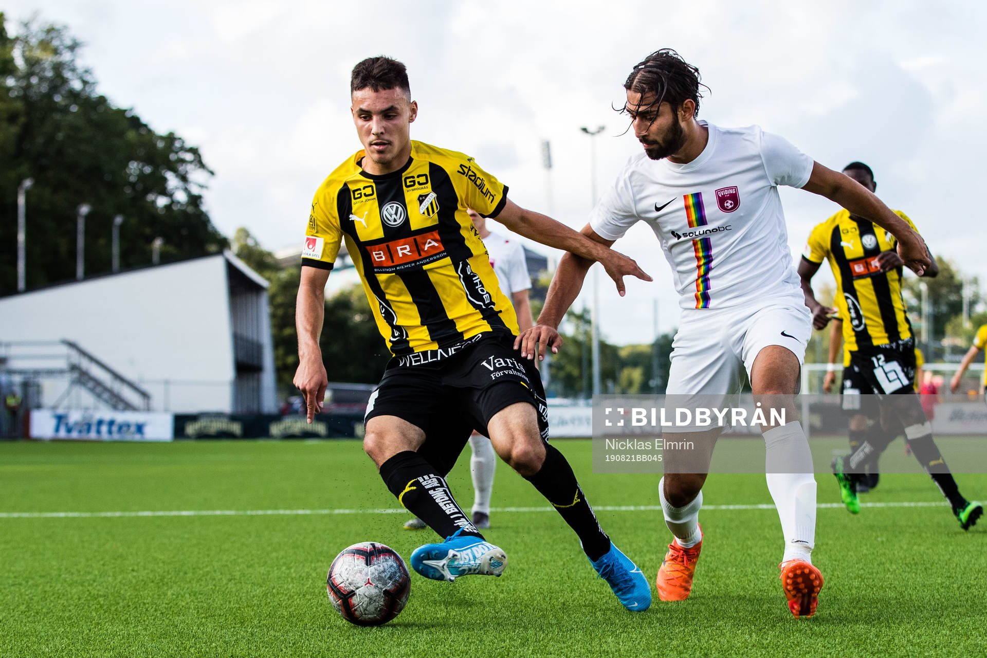 Häckens Ali Youssef och Qvidings Patrik Svensson