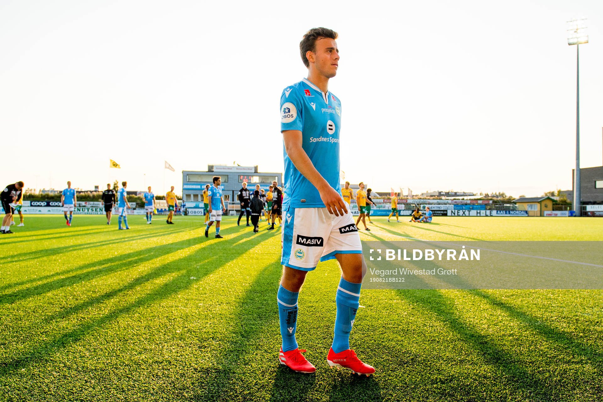 Adrian Berntsen of Sandnes Ulf after the OBOS-ligaen football match between Ull/Kisa and Sandnes Ulf on August 21, 2019 in Jessheim.