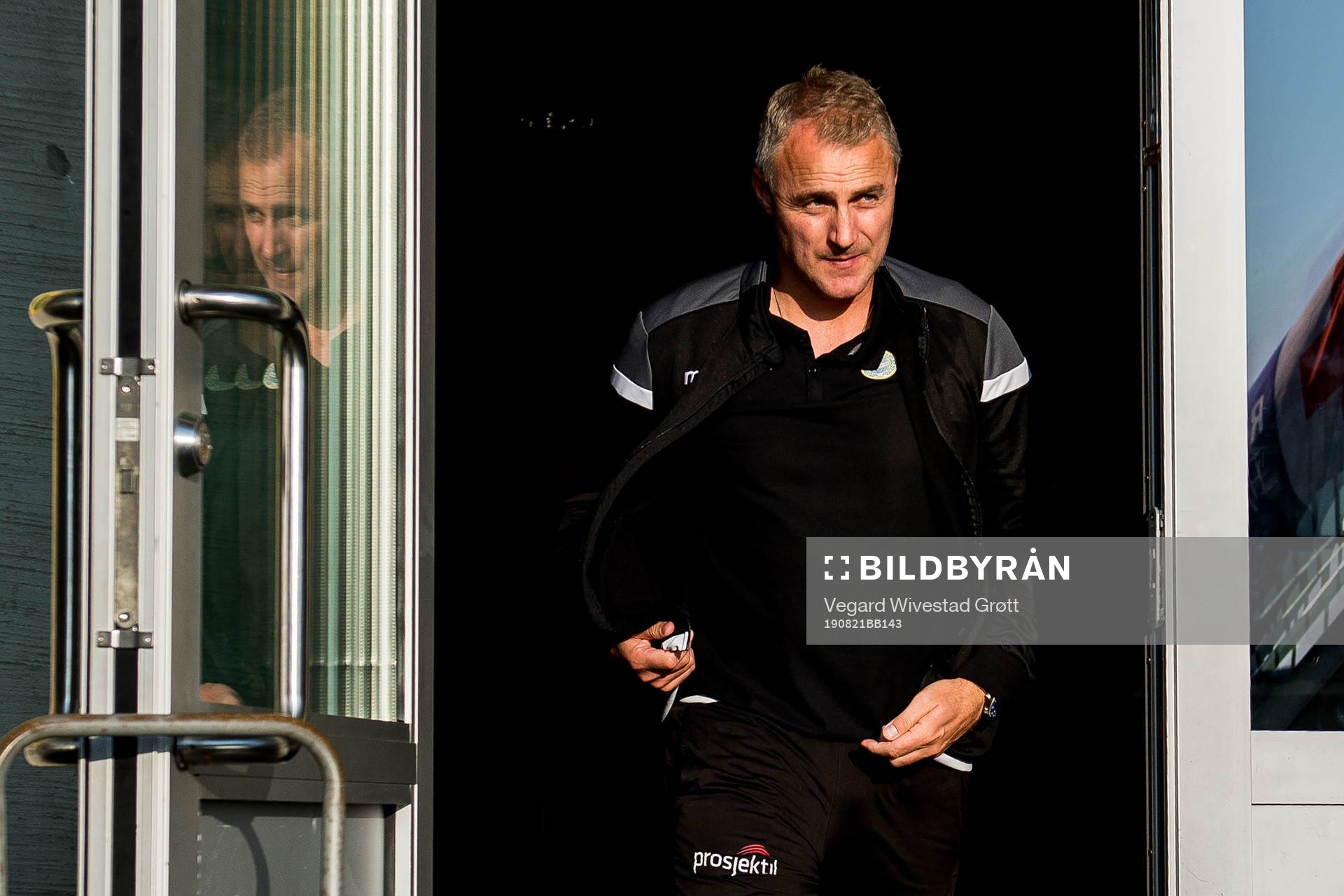 Bengt Sæternes, head coach of Sandnes Ulf, at half time