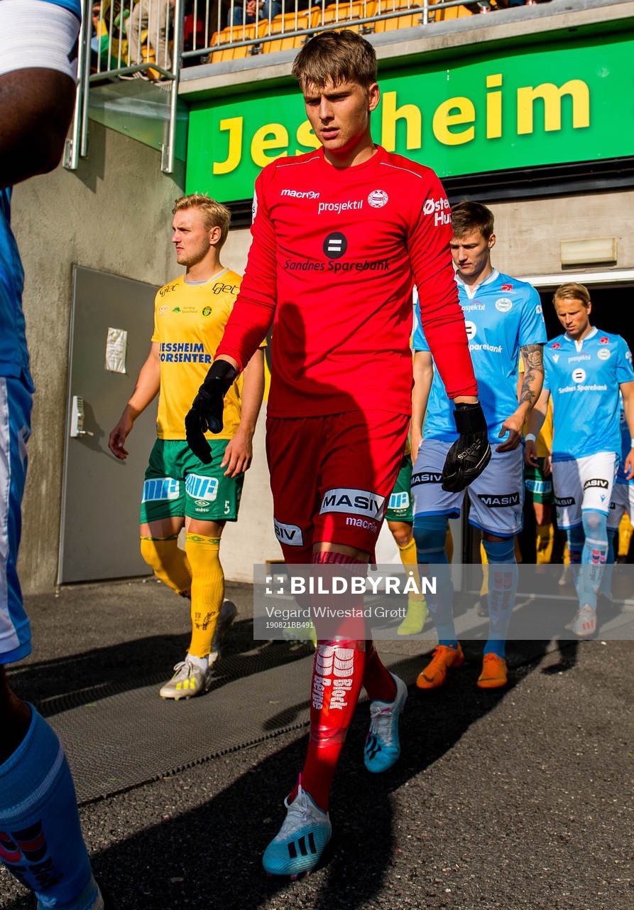 Goalkeeper Markus Vassøy Nilsen of Sandnes Ulf