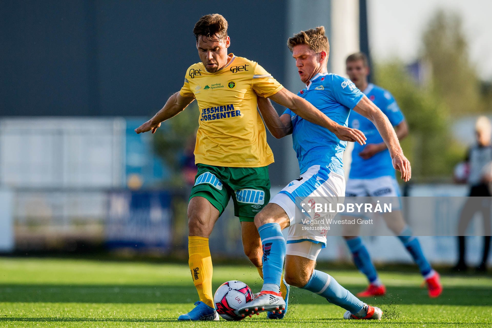 Ole Kristian Langås of Ull/Kisa and Ingvald Sandvik