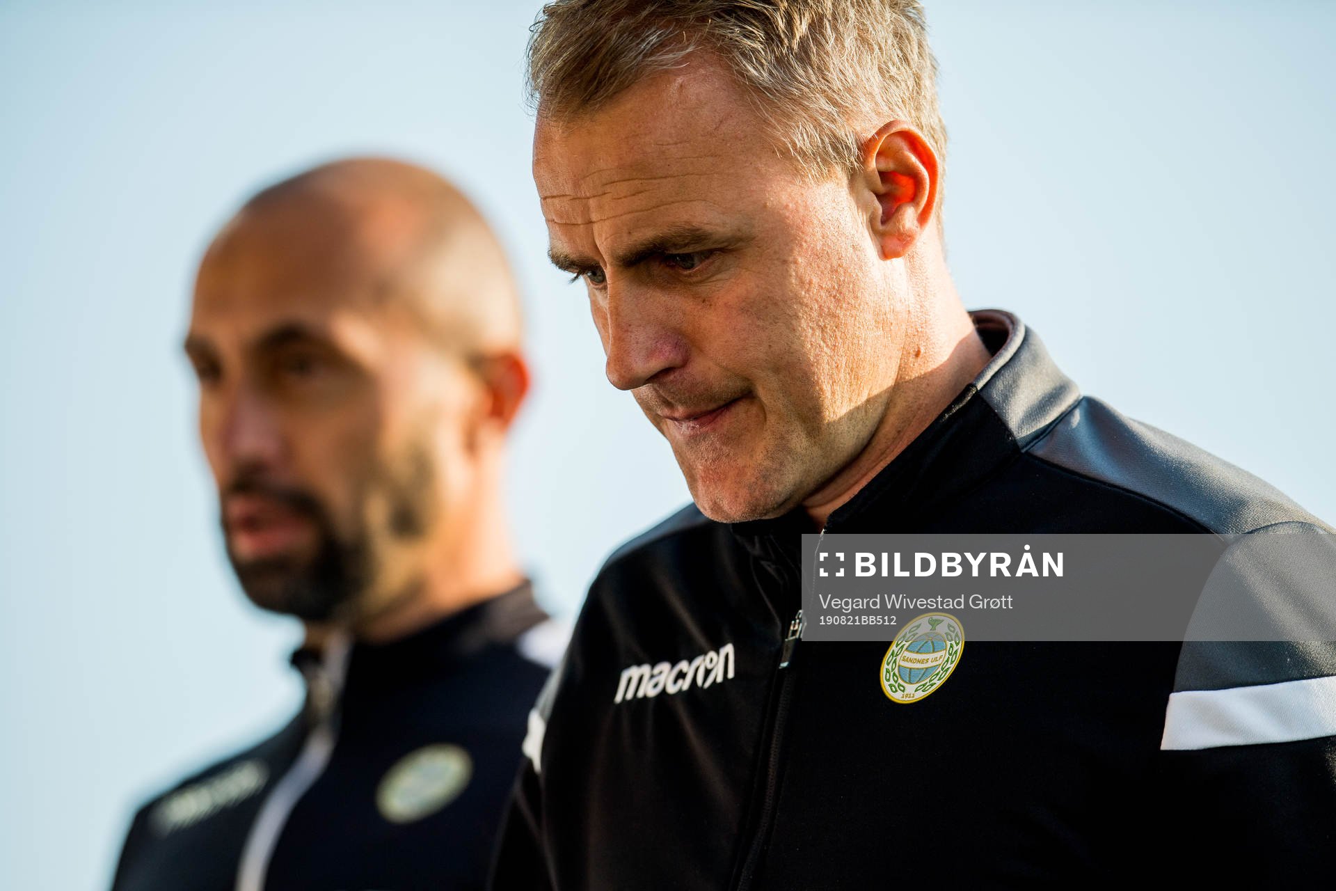 Bojan Zajic, assistant coach of Sandnes Ulf, and Bengt