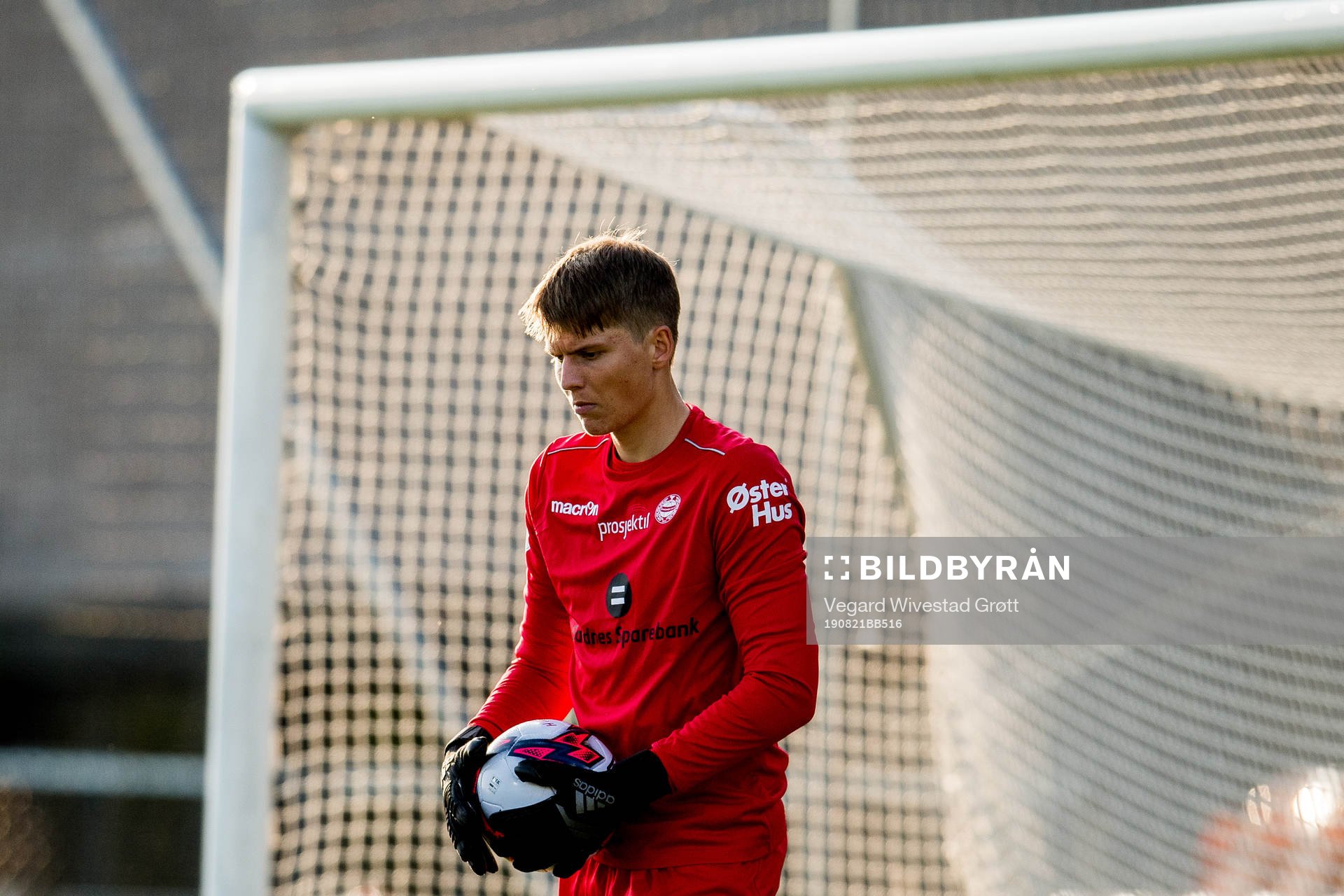 Goalkeeper Markus Vassøy Nilsen of Sandnes Ulf