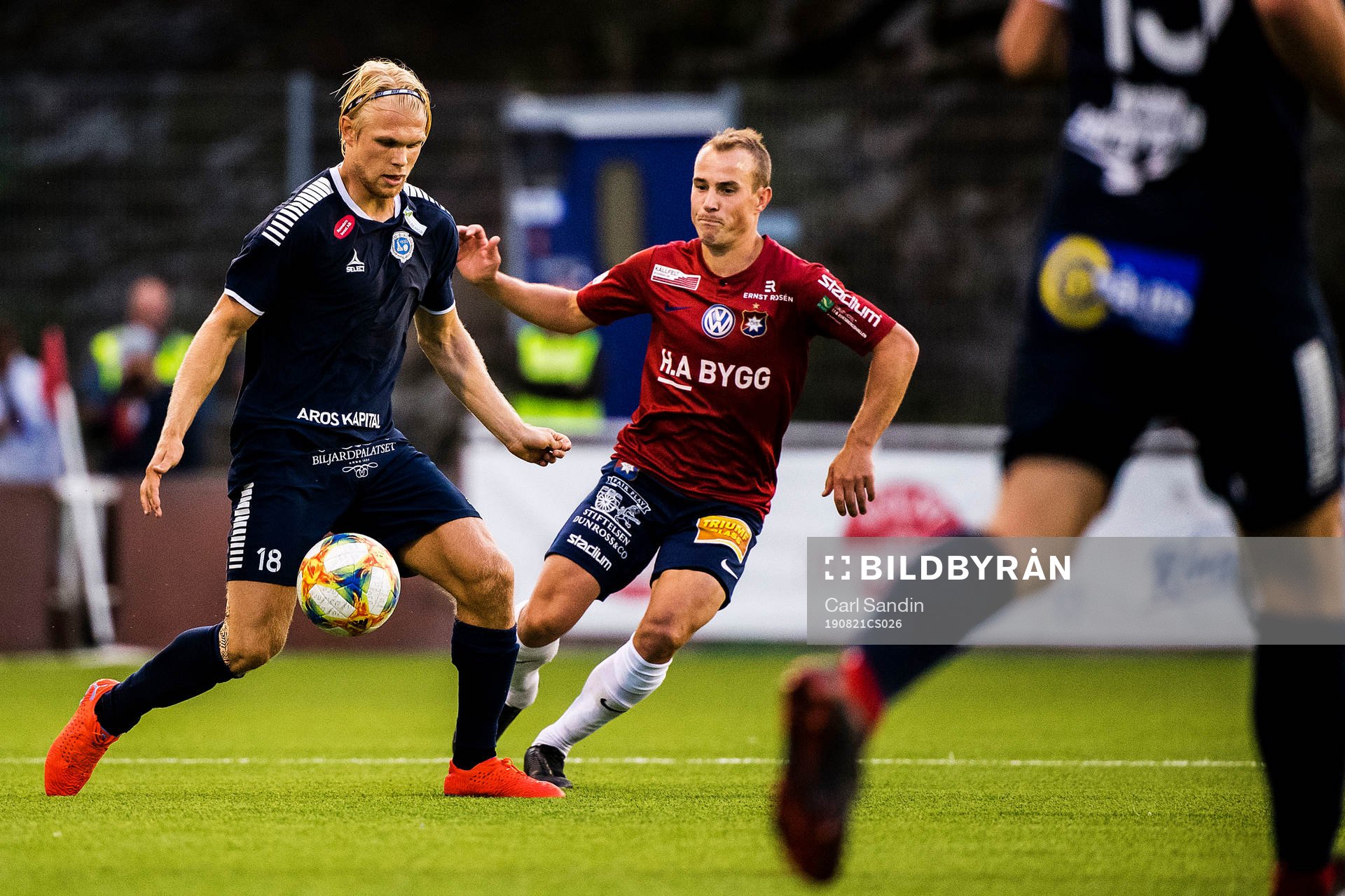 Utsiktens Linus Tornblad och Örgrytes Calle Wede