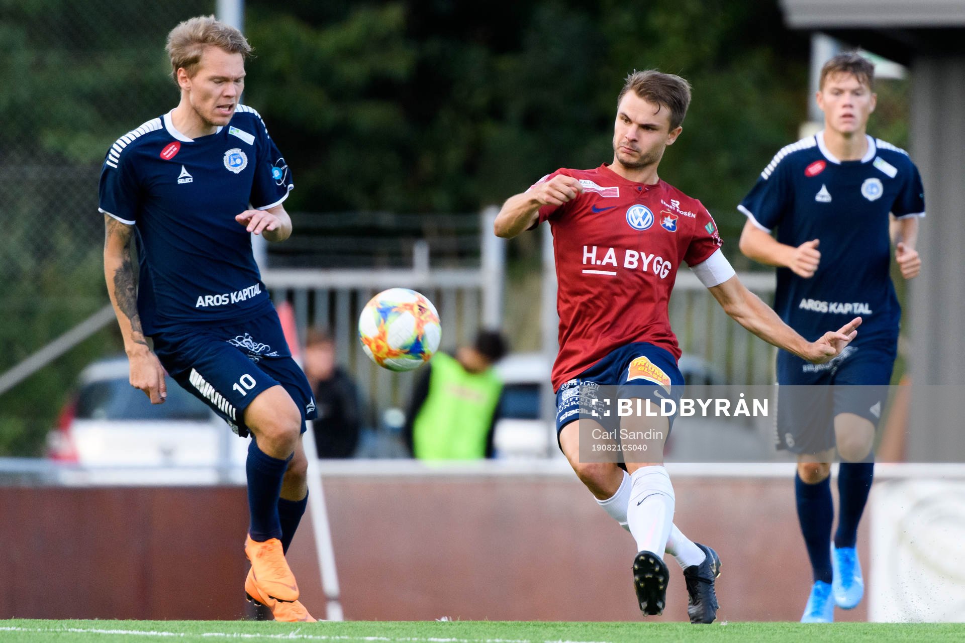 Utsiktens Joakim Olausson och Örgrytes Hannes Sahlin