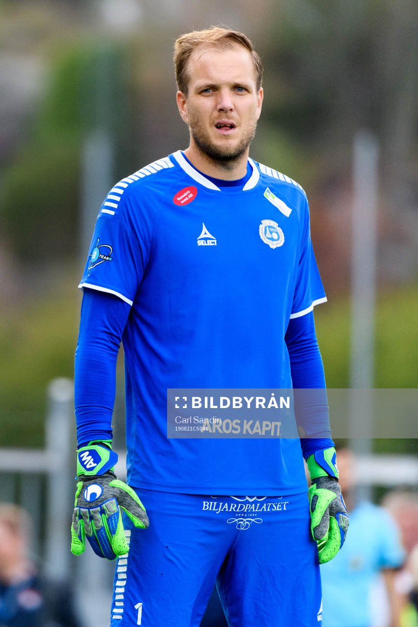 Utsiktens målvakt Axel Wibrån