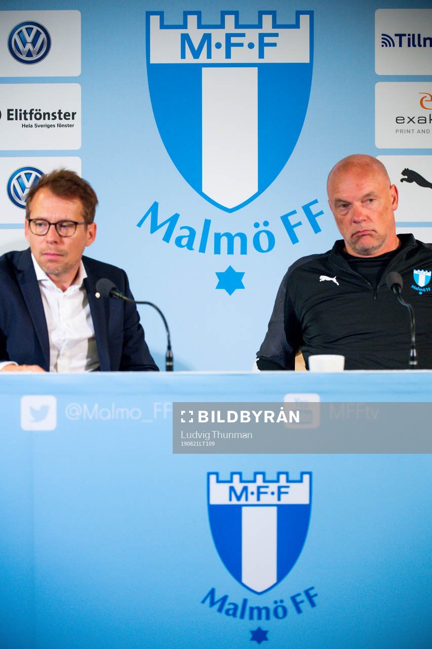 Communications officer Peter Åhlander and Uwe Rösler,