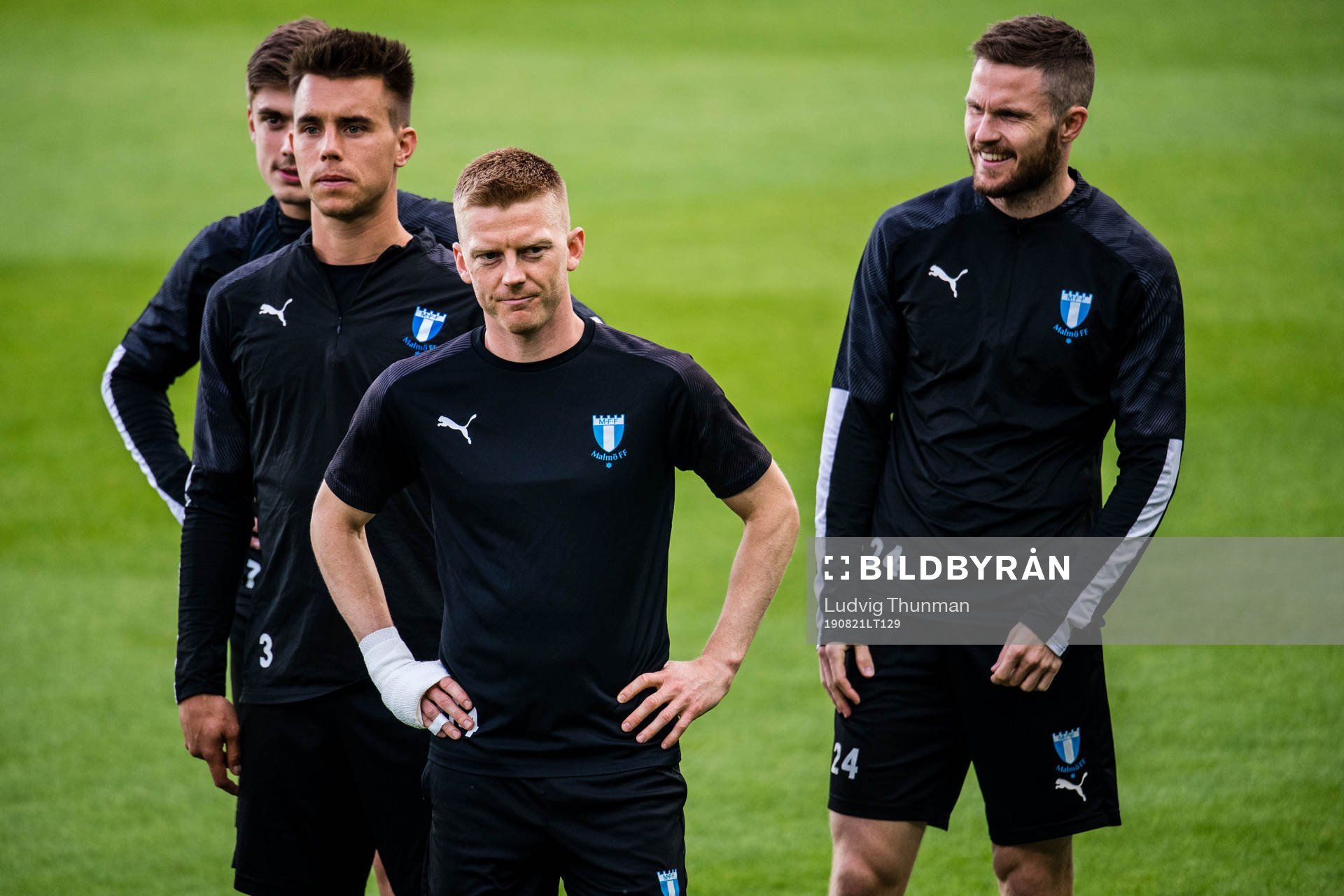 Jonas Knudsen, Anders Christiansen and Lasse Nielsen of