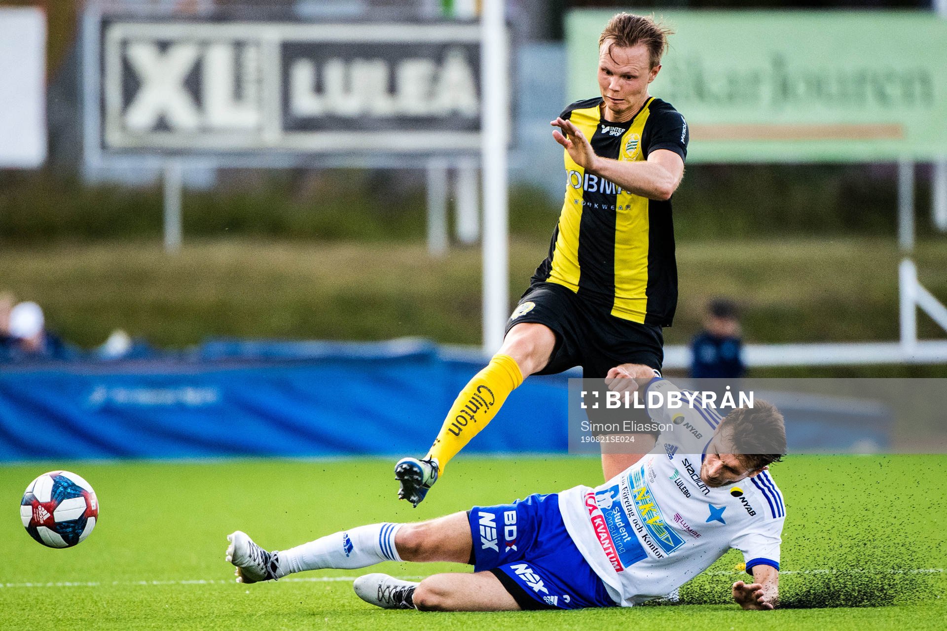 Hammarbys Tim Söderström och Luleås Joe Massey