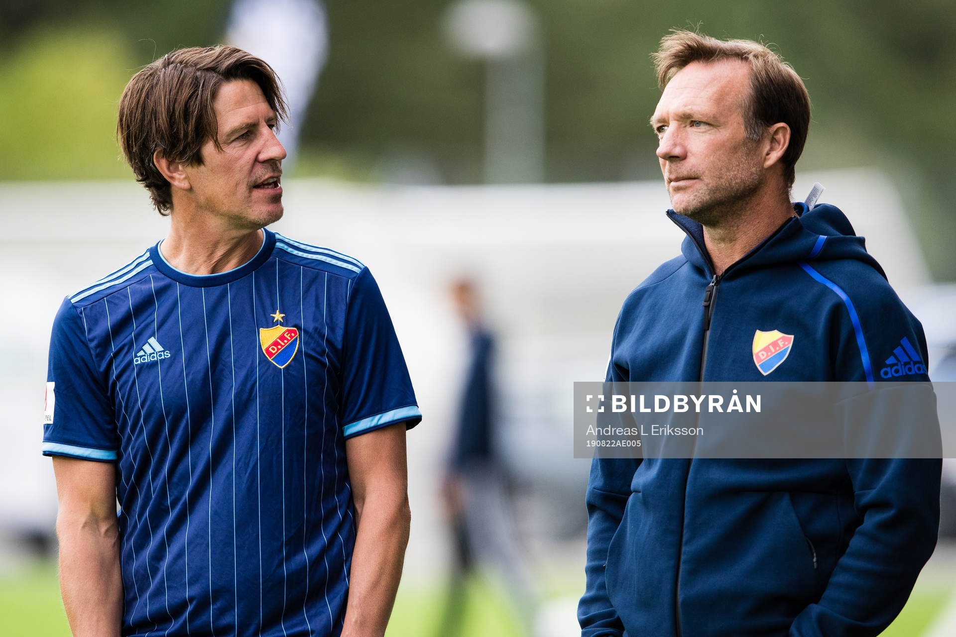 Djurgårdens tränare Thomas Lagerlöf och tränare Kim