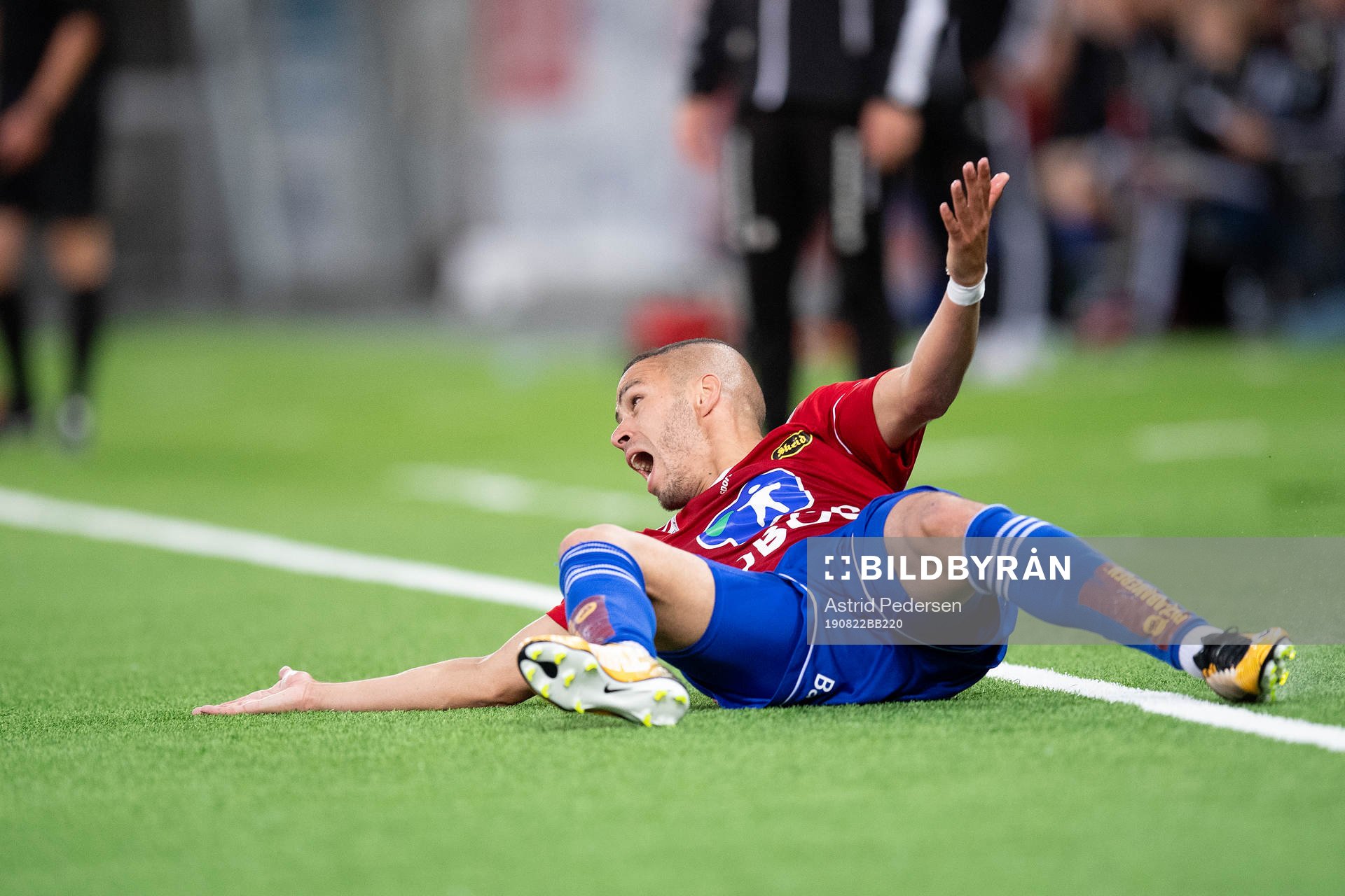 Ahmed El-Amrani of Skeid during the OBOS-ligaen football match between Skeid and Start on August 22, 2019 in Oslo.