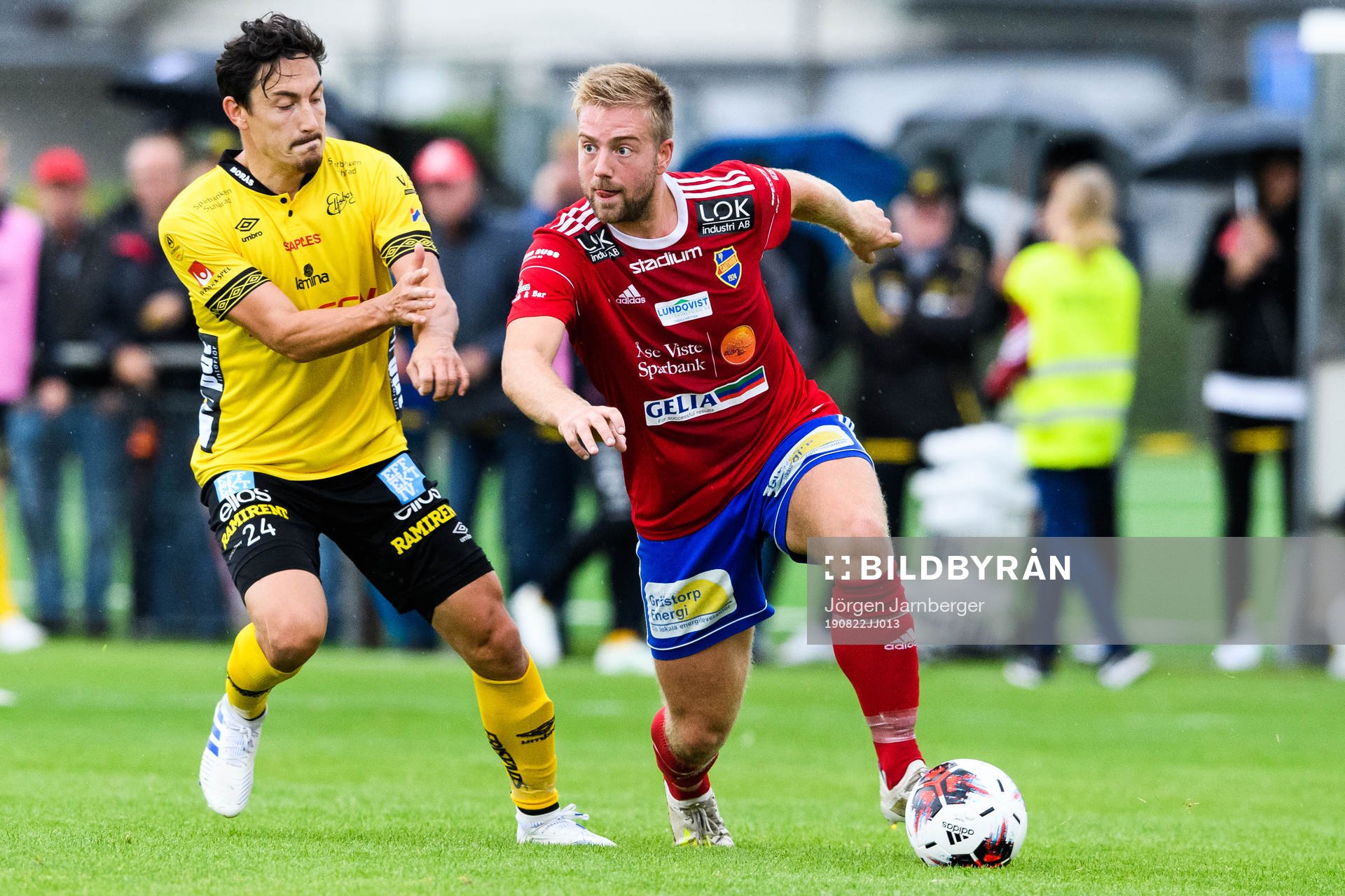 Gauthiods Emil Svensson och Elfsborgs Stefan Ishizaki