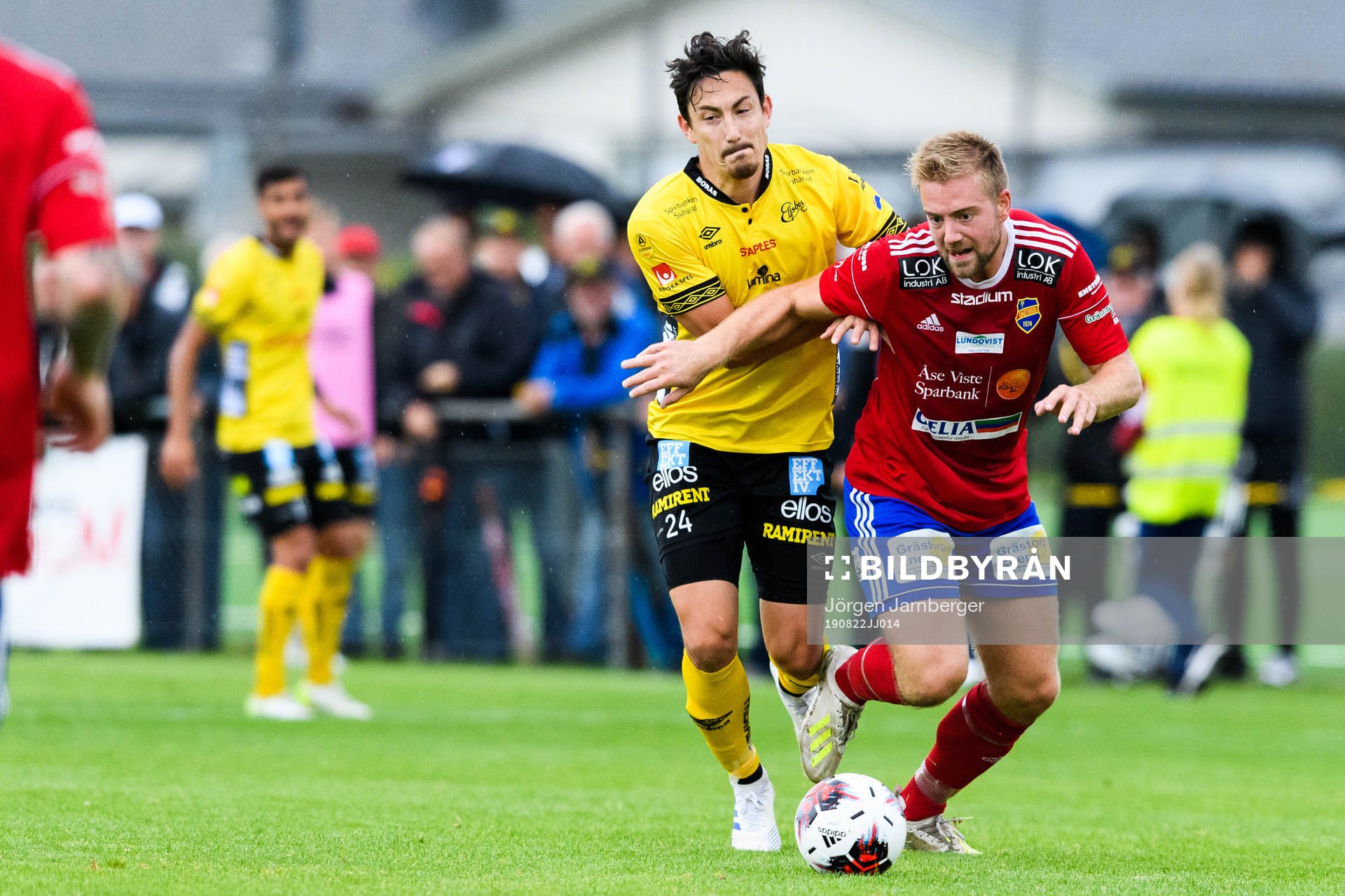 Gauthiods Emil Svensson och Elfsborgs Stefan Ishizaki