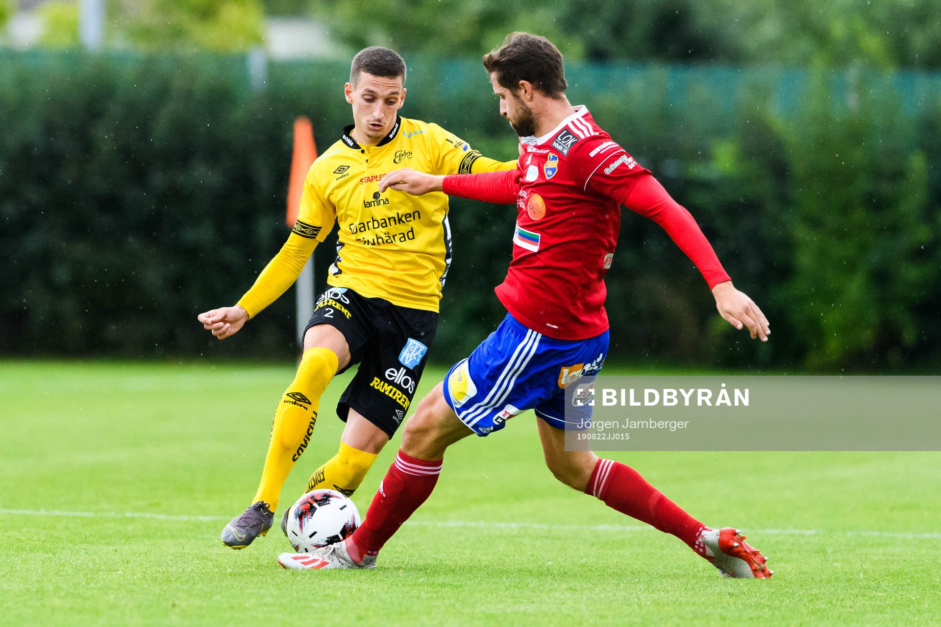 Elfsborgs Arian Kabashi och Gauthiods Erik Forsblad