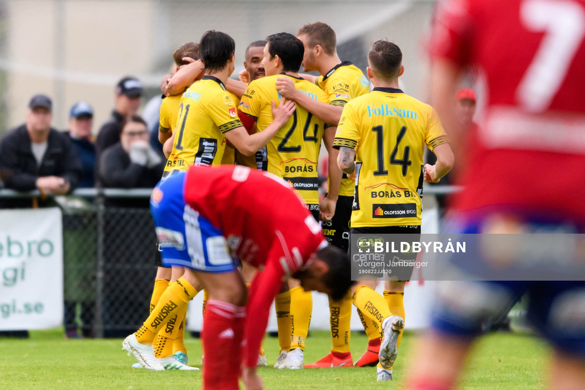 Elfsborgs spelare jublar