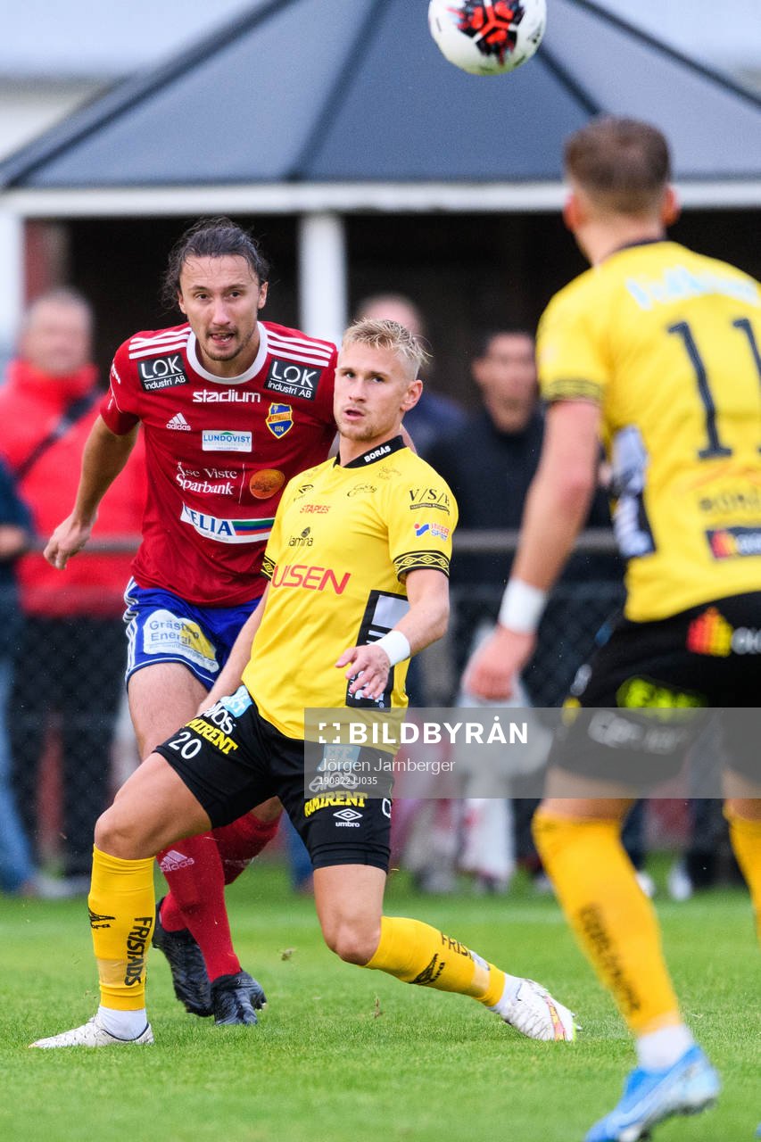 Gauthiods Wiktor Wersén och Elfsborgs Simon Strand