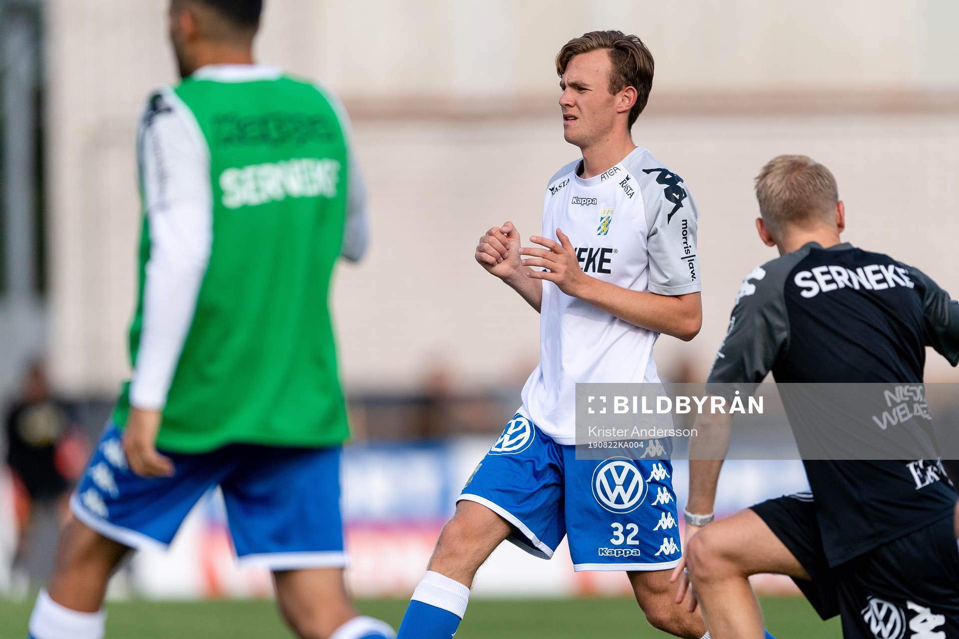 IFK Göteborgs Tim Van Assema före fotbollsmatchen i