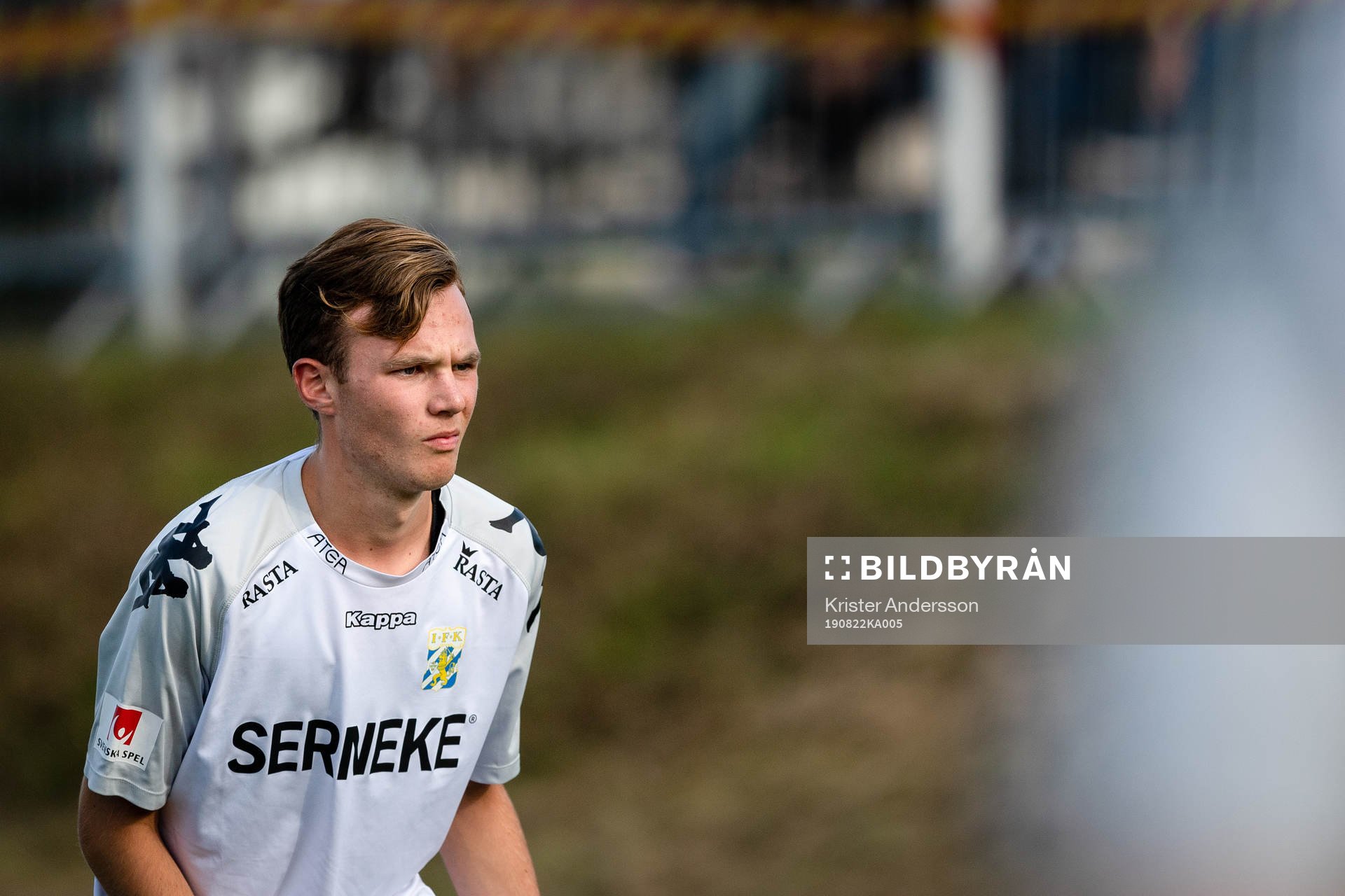IFK Göteborgs Tim Van Assema före fotbollsmatchen i