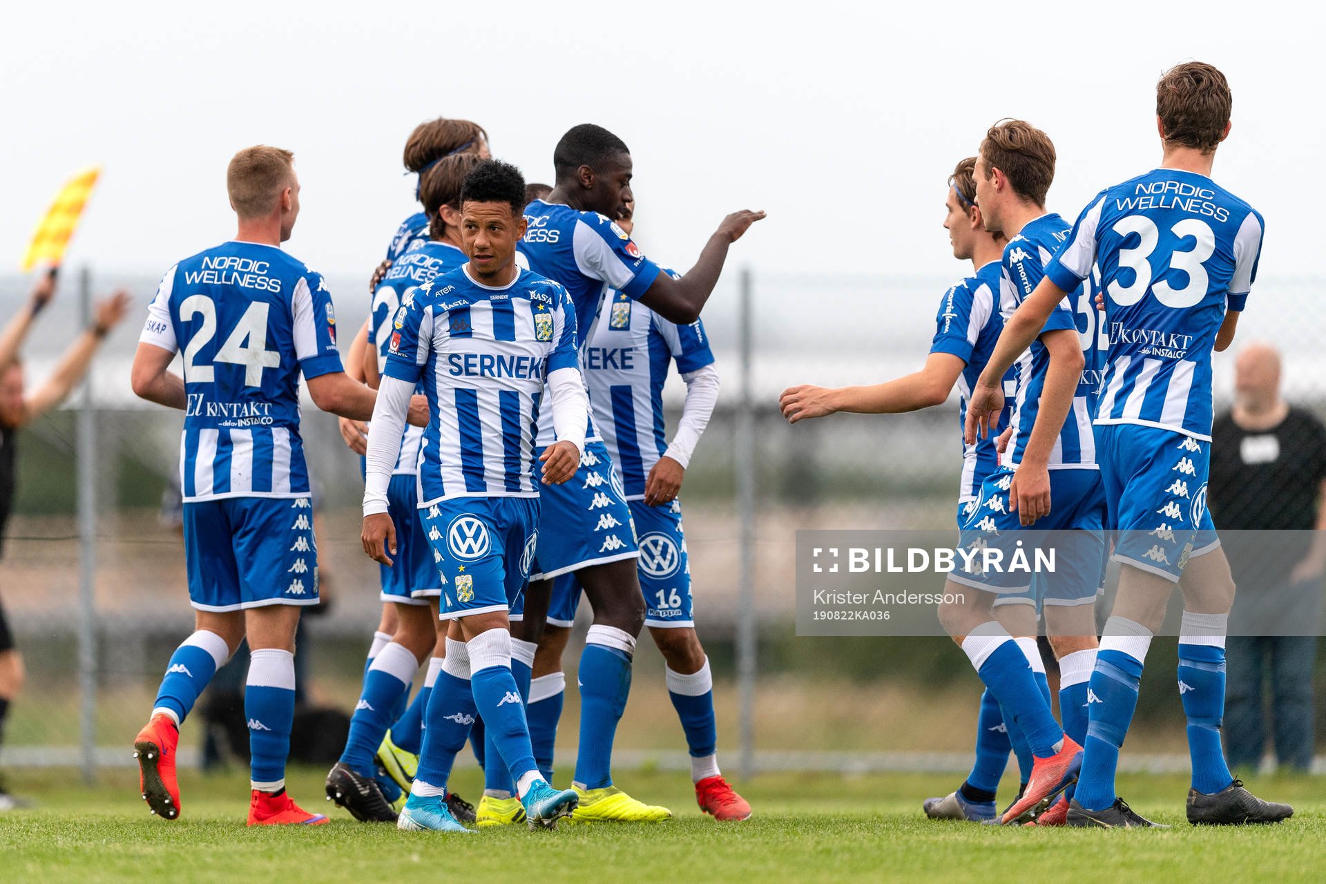 IFK Göteborgs spelare jublar