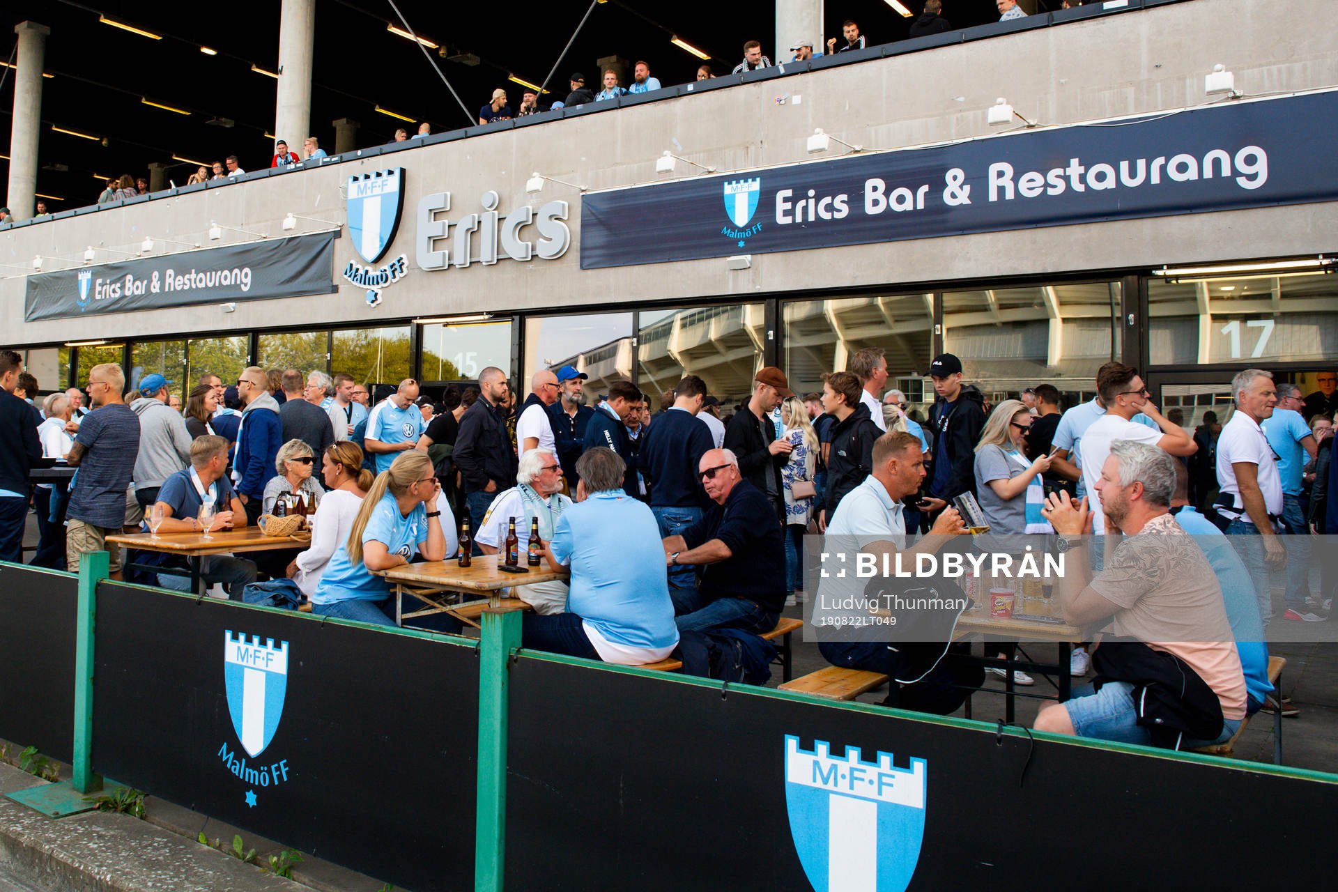 General view of Erics bar and restaurant of Malmö New