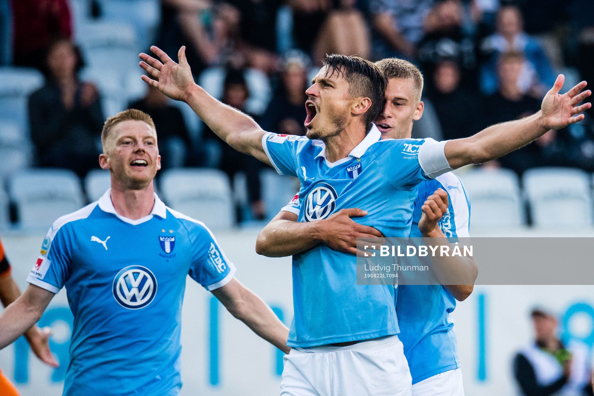 Anders Christiansen, Felix Beijmo and Markus Rosenberg of