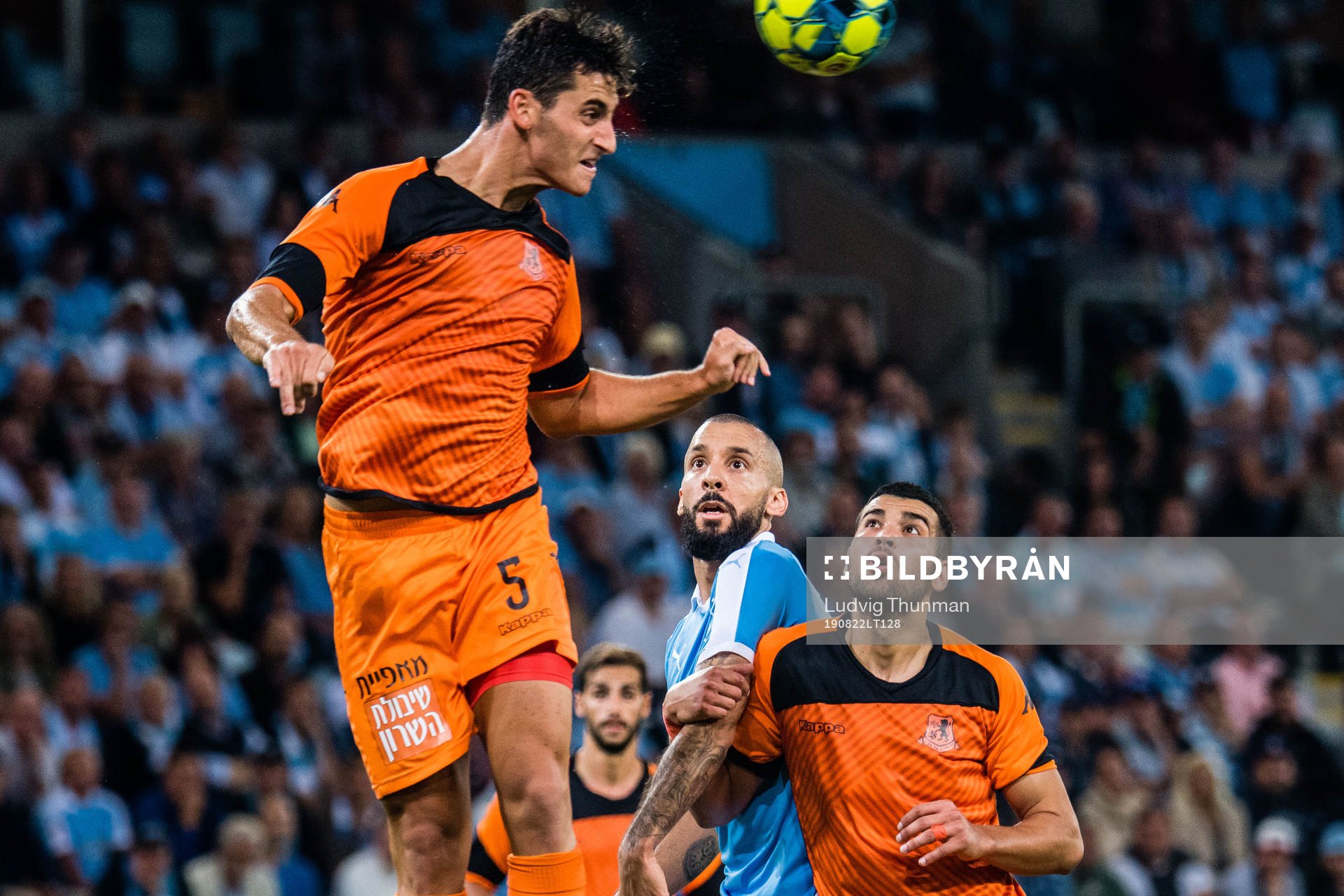 Daniel Felczer and Tambi Sagas of Bnei Yehuda and Guillermo