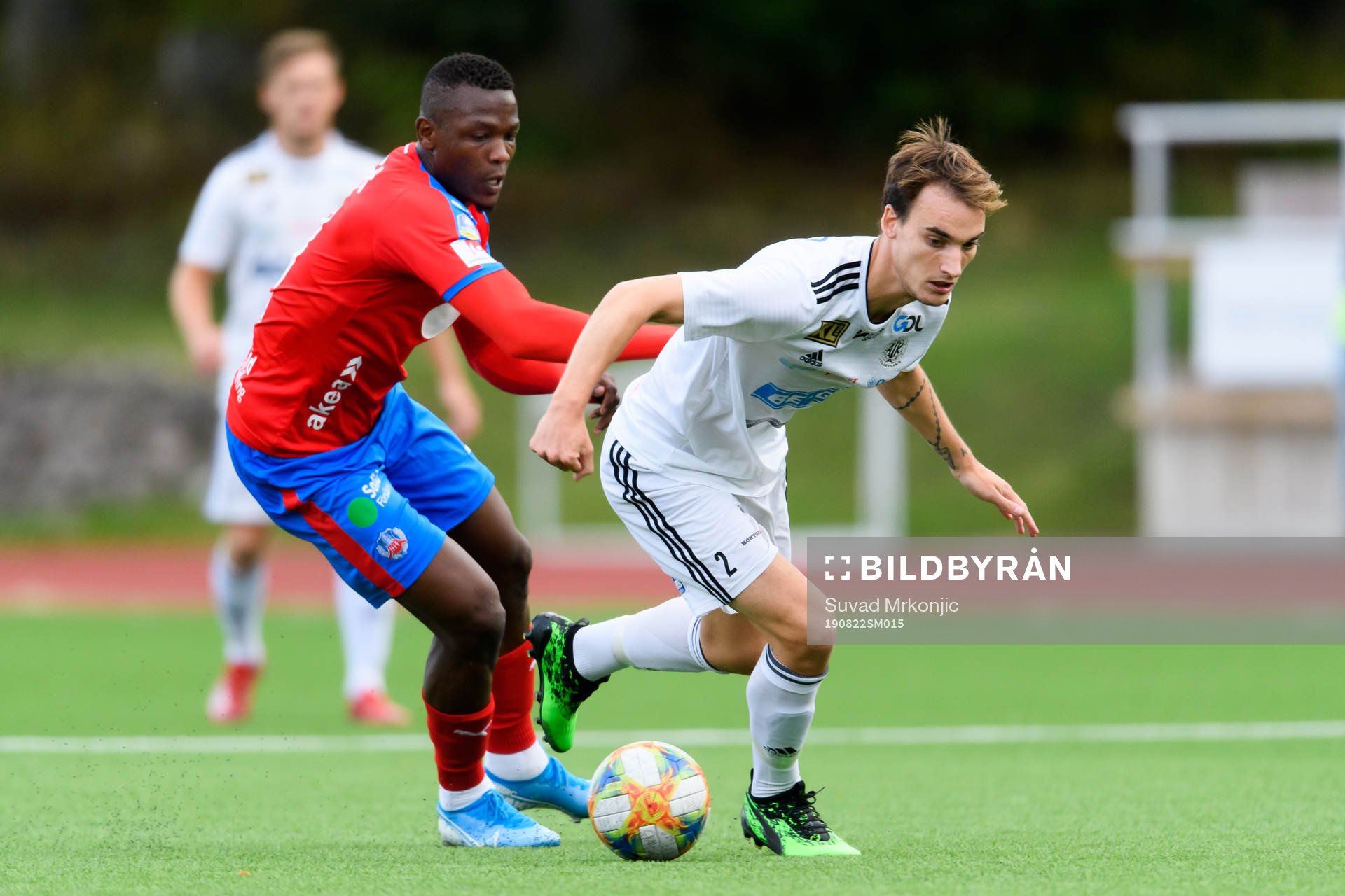 Helsingborgs Alhaji Gero och Oskarshamns Adam Hellborg
