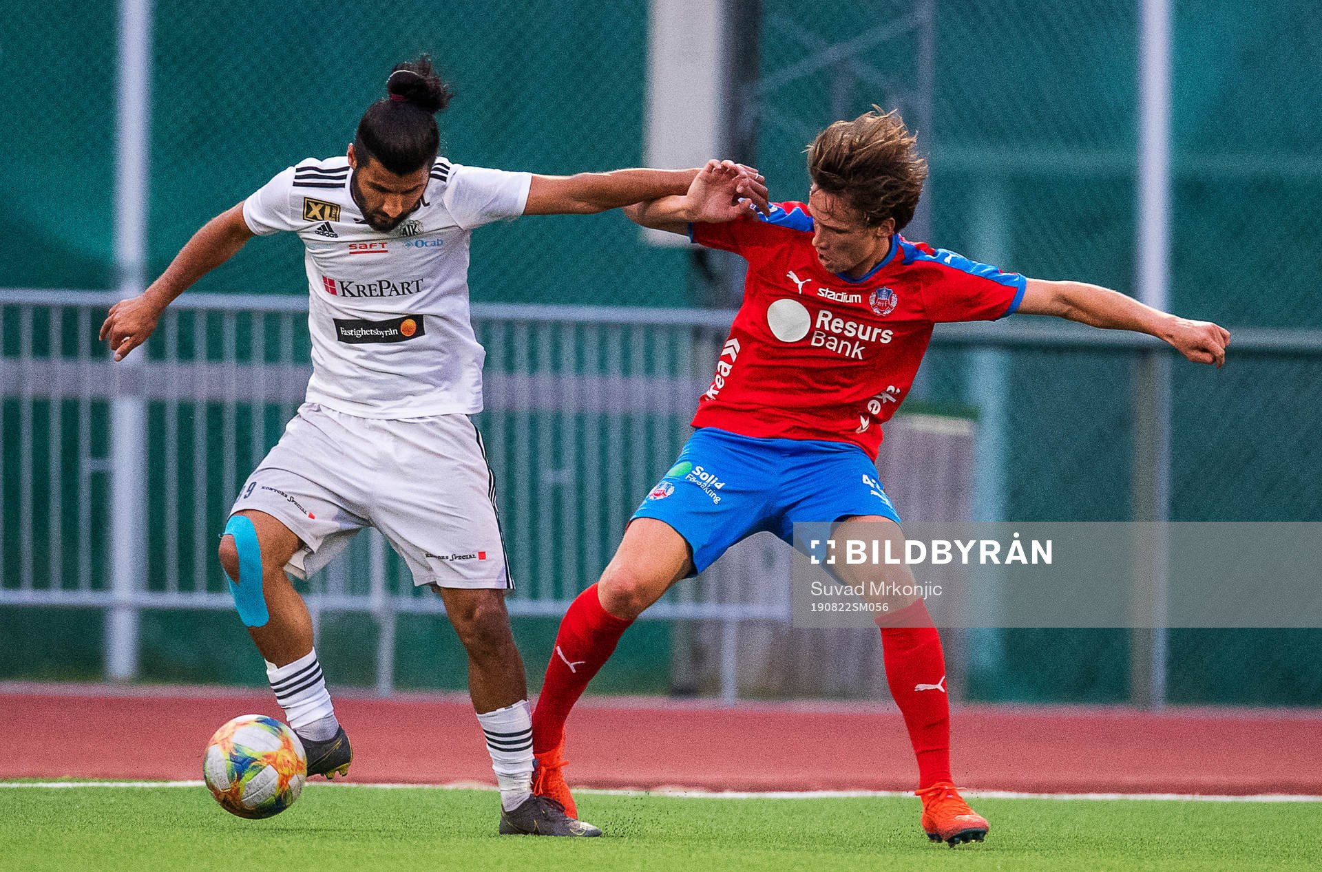 Oskarshamns Peiman Eliassi  och Helsingborgs Emil Hellman
