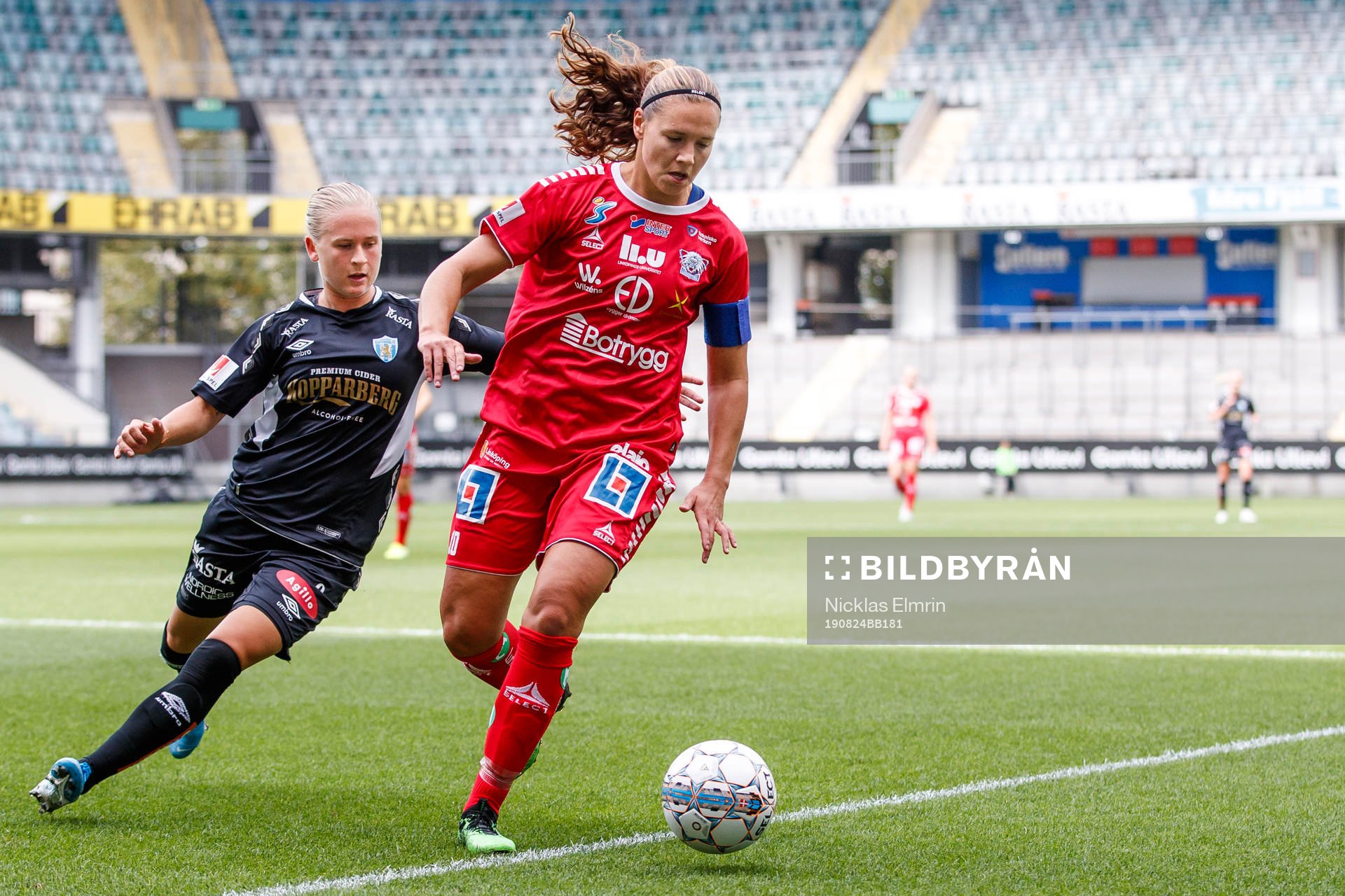 Linköpings Emma Lennartsson och Göteborgs Filippa Curmark