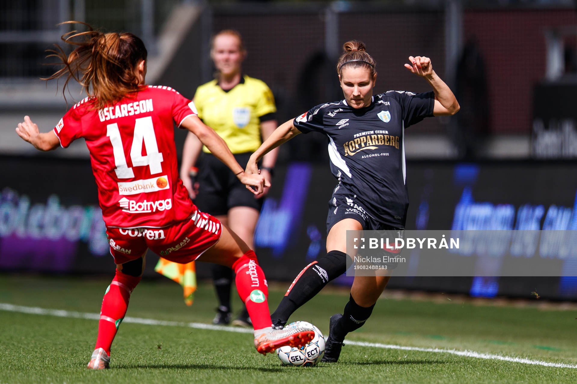 Linköpings Anna Oscarsson och Göteborgs Natalia Kuikka