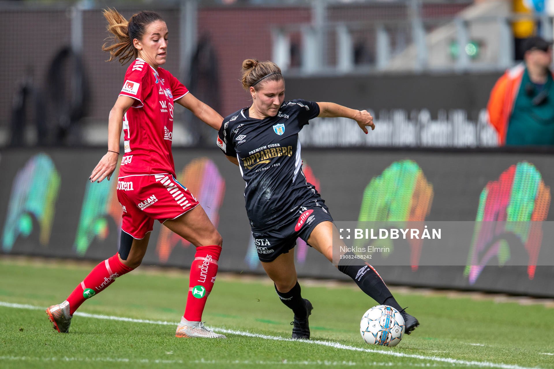 Göteborgs Natalia Kuikka  mot Linköpings Anna Oscarsson